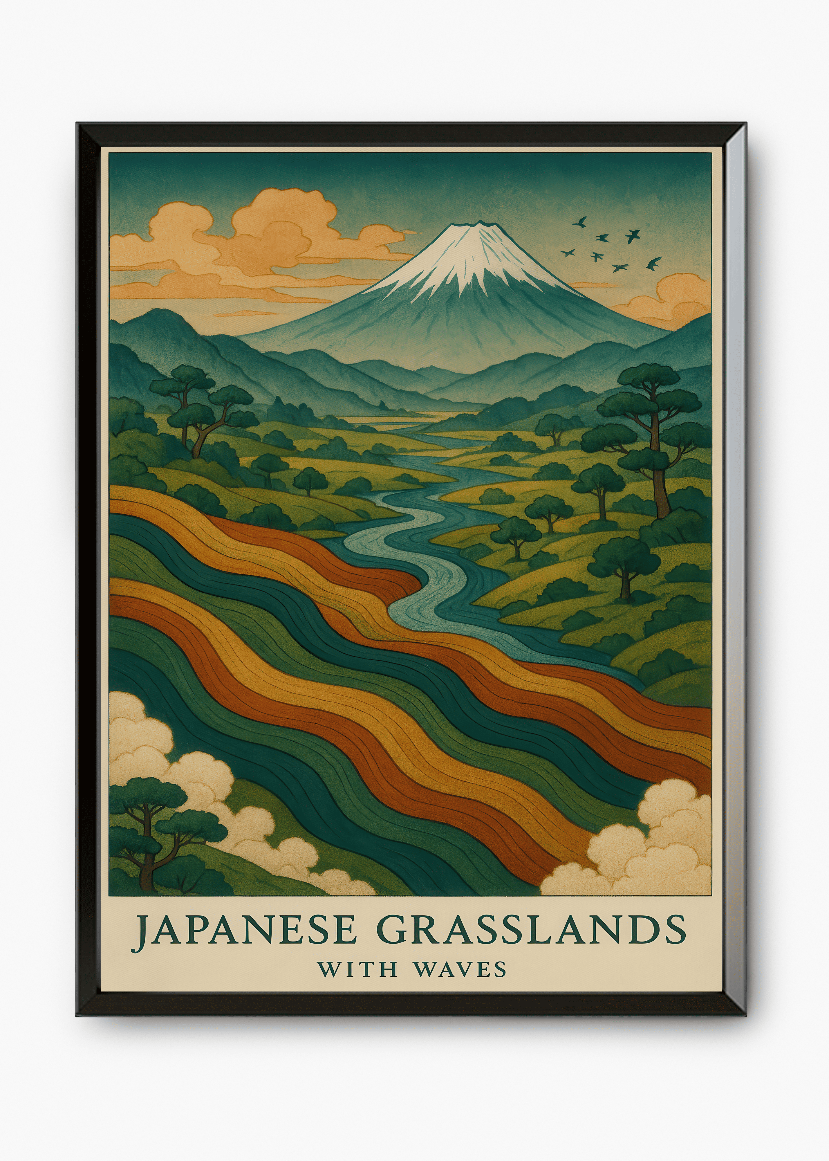 Quadro Japonês Kawa Dreams