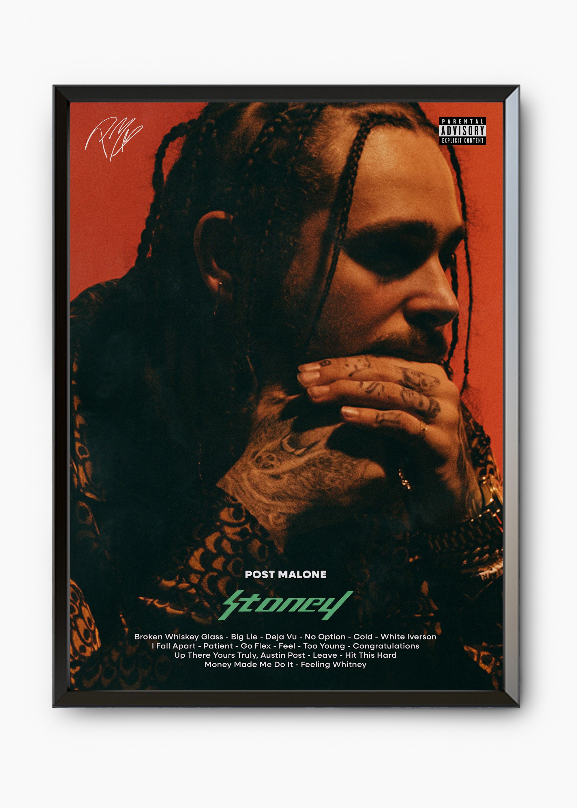 Quadro Post Malone Stoney Capa - 7