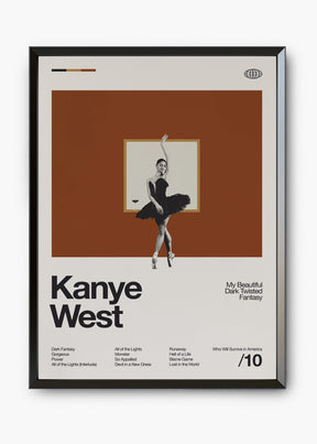 Quadro Kanye West My Beautiful Dark