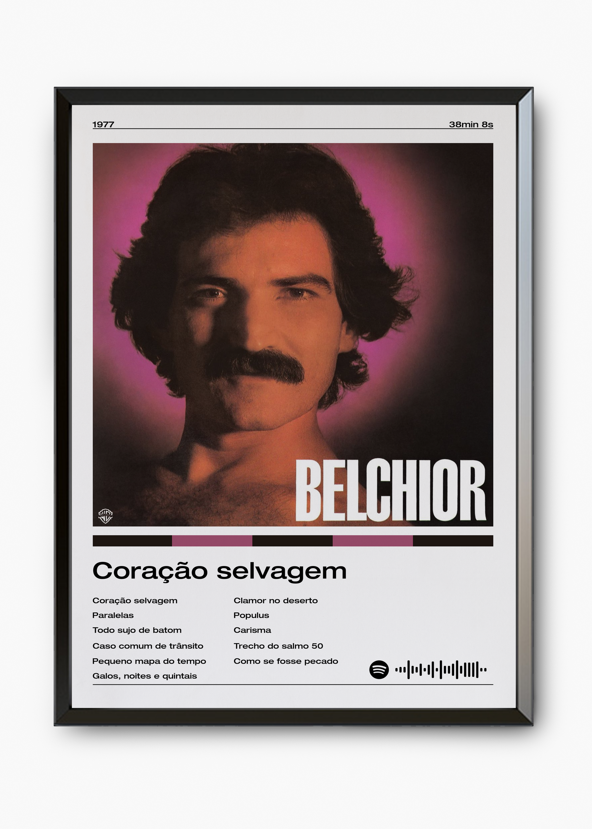 Quadro Belchior Coração selvagem - 7