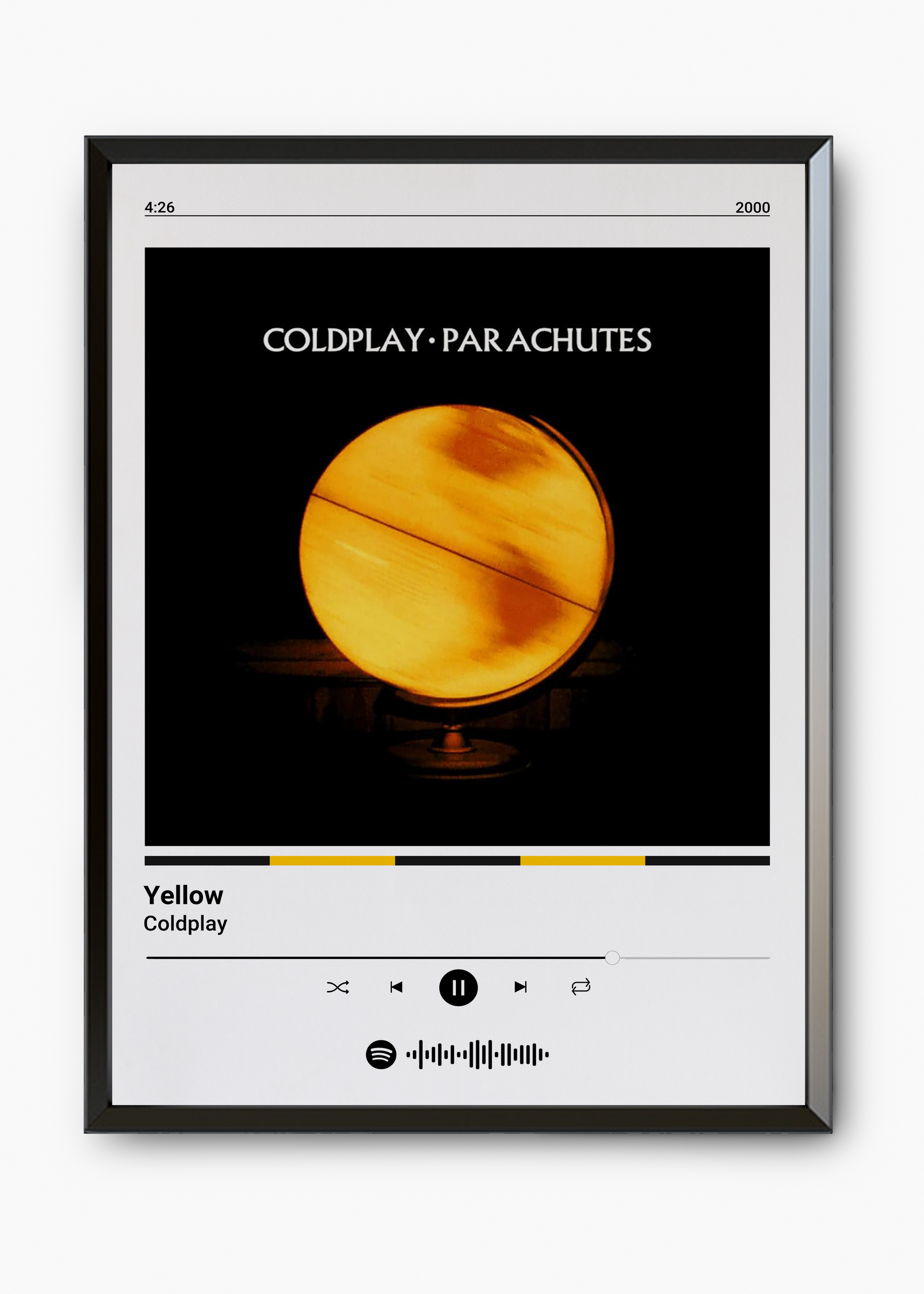 Quadro Coldplay Yellow - 7