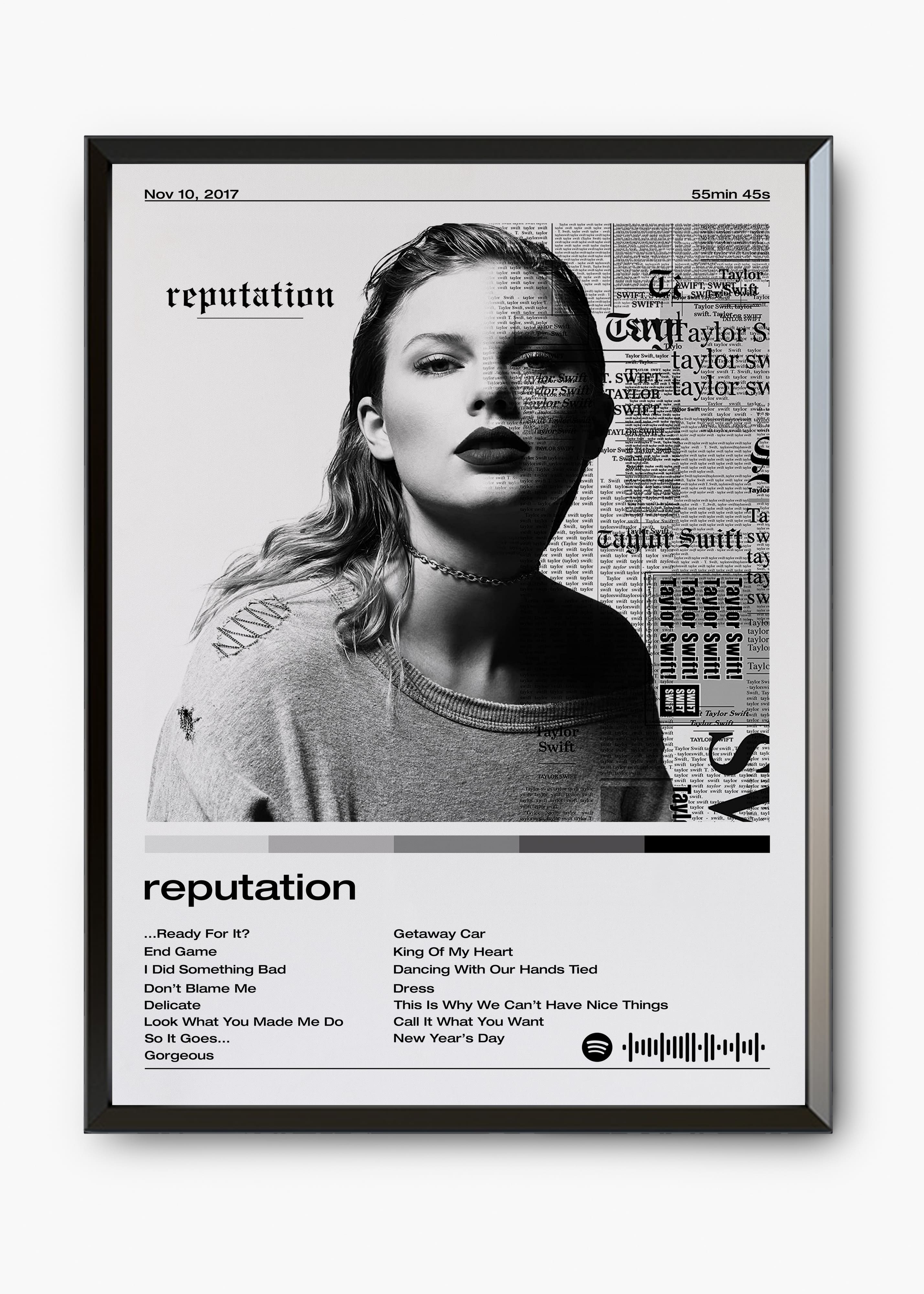 Quadro Taylor Swift Reputation