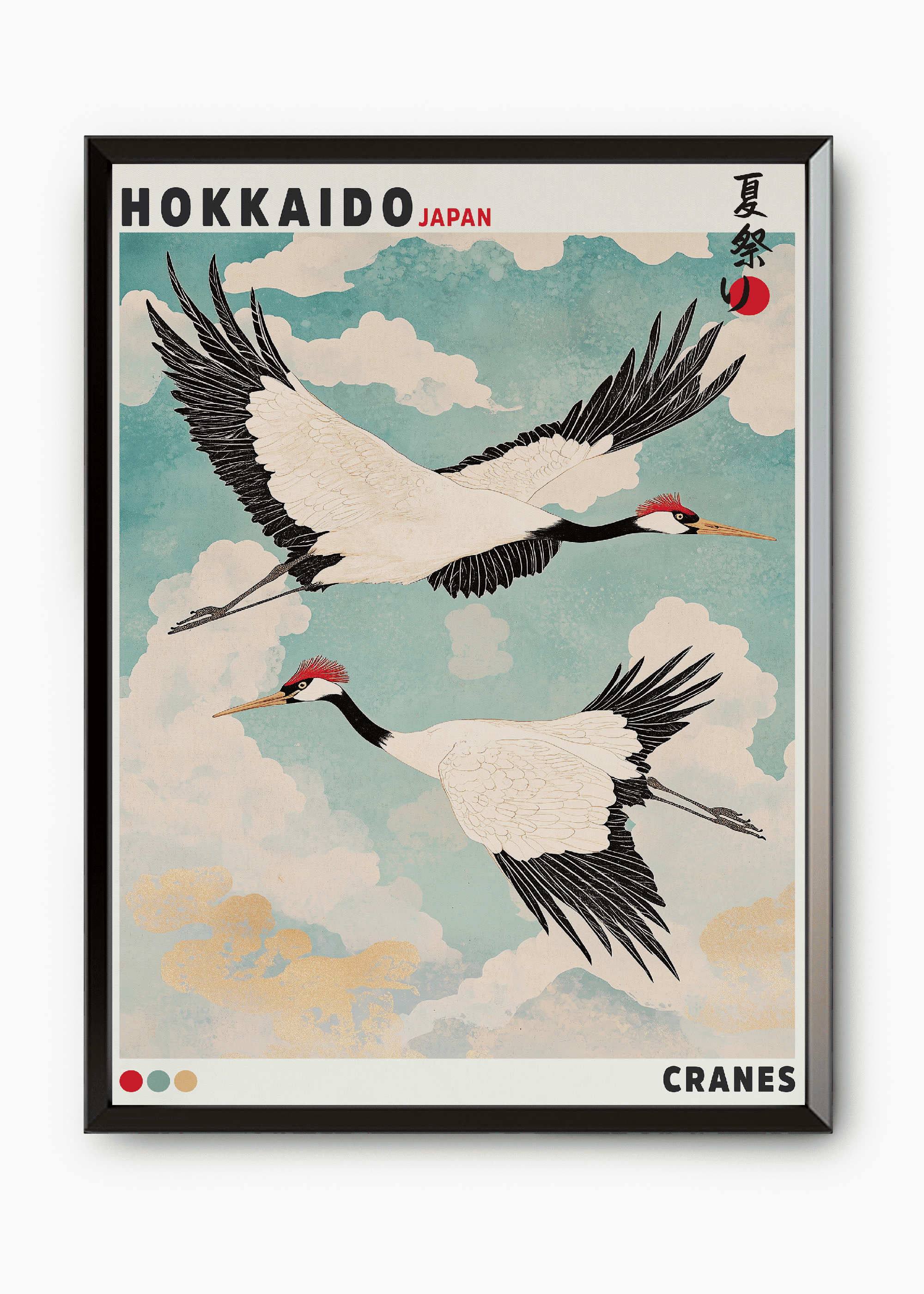 Quadro Japones Cranes - 7