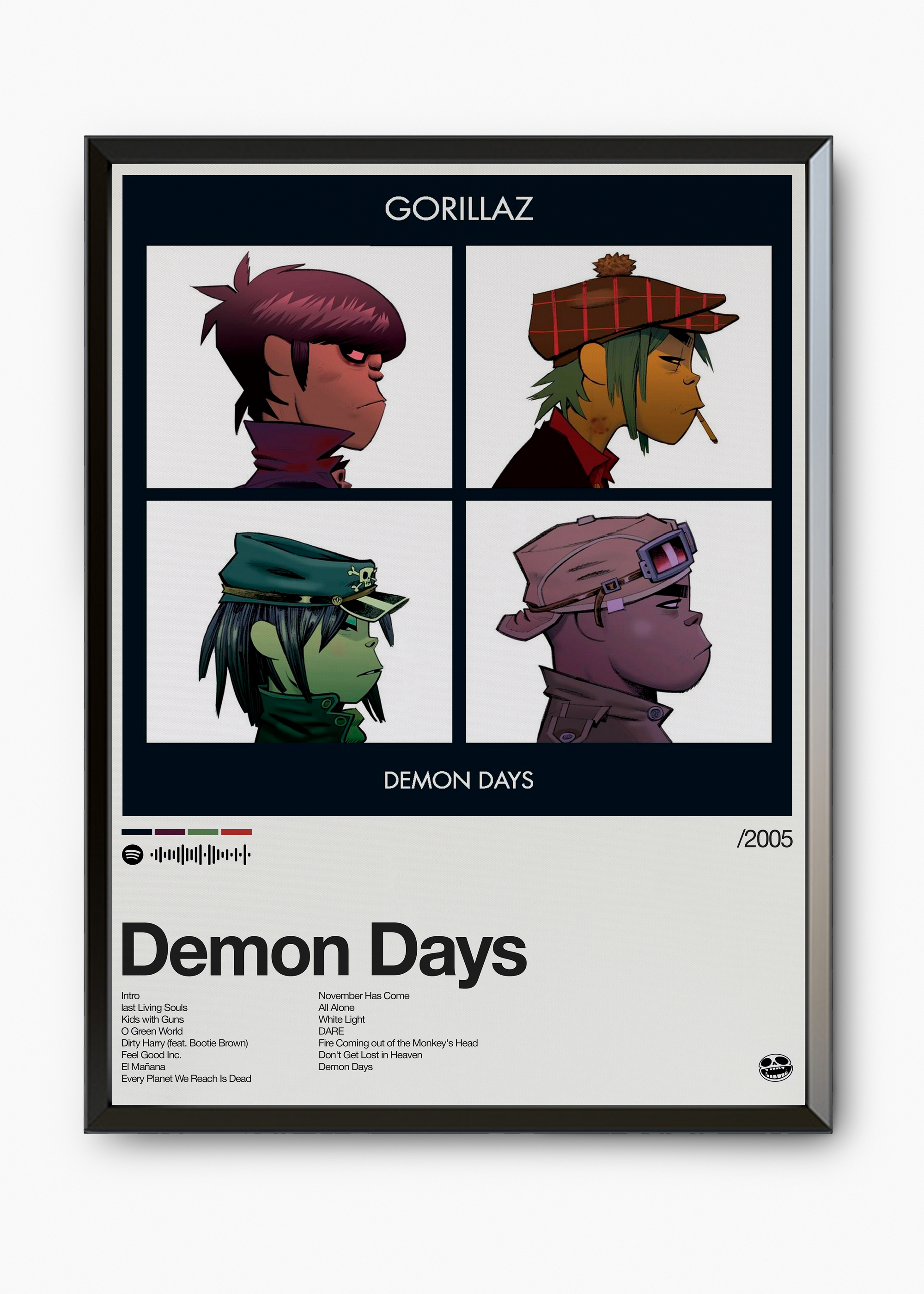 Quadro Gorillaz Demon Days II - 7