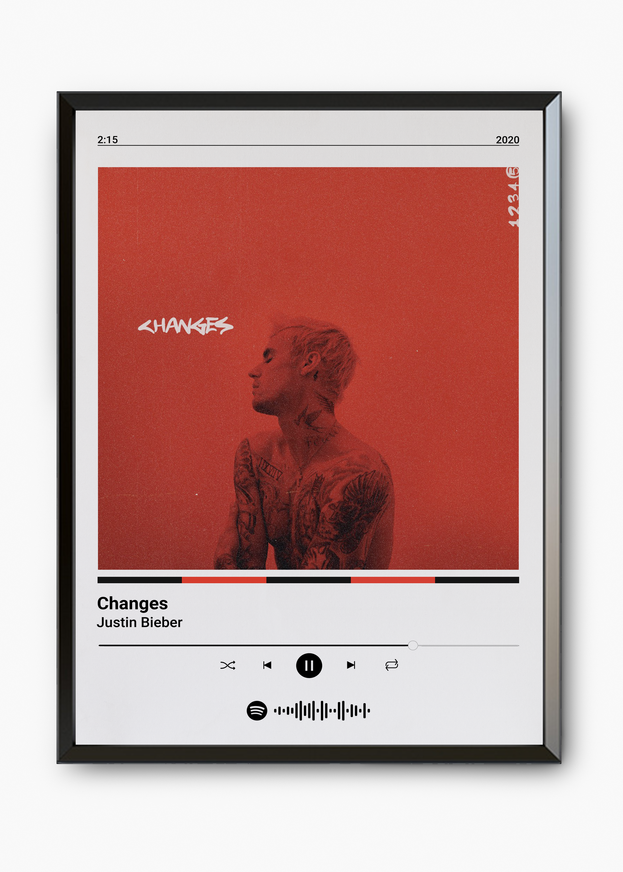 Quadro Justin Bieber Changes - 7