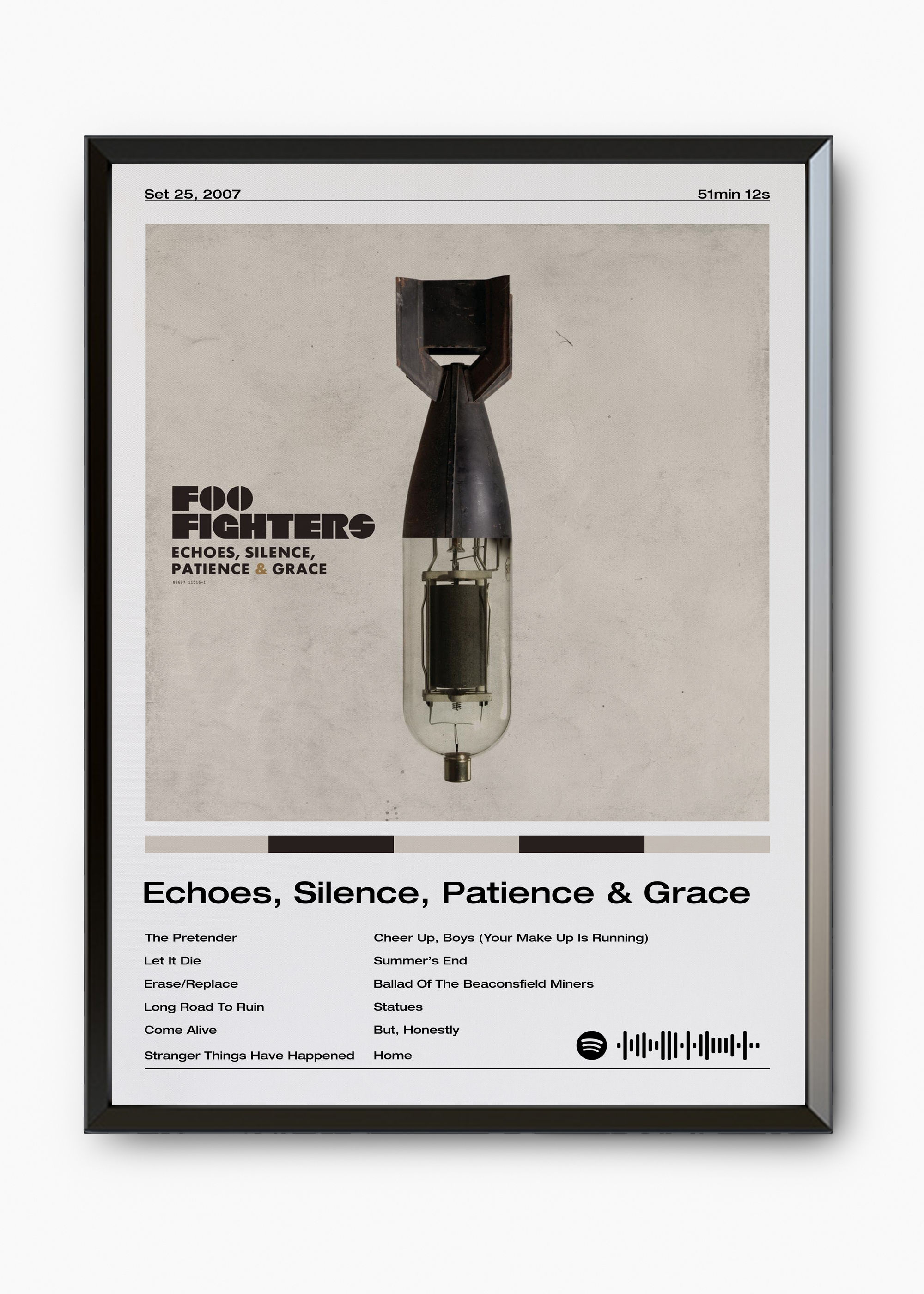 Quadro Foo Fighters Echoes, Silence, Patience & Grace - 7