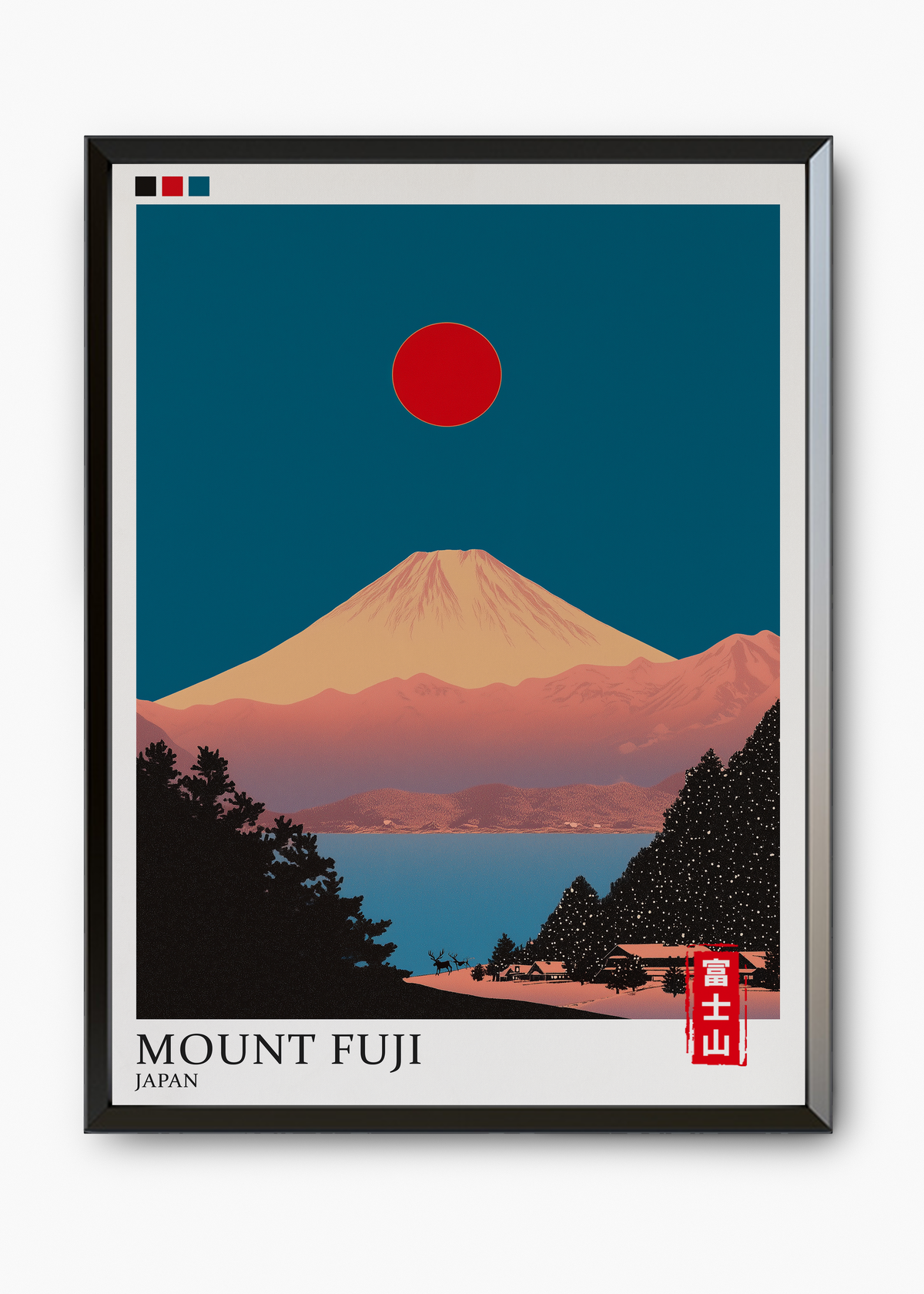 Quadro Japones Mount Fuji - 7