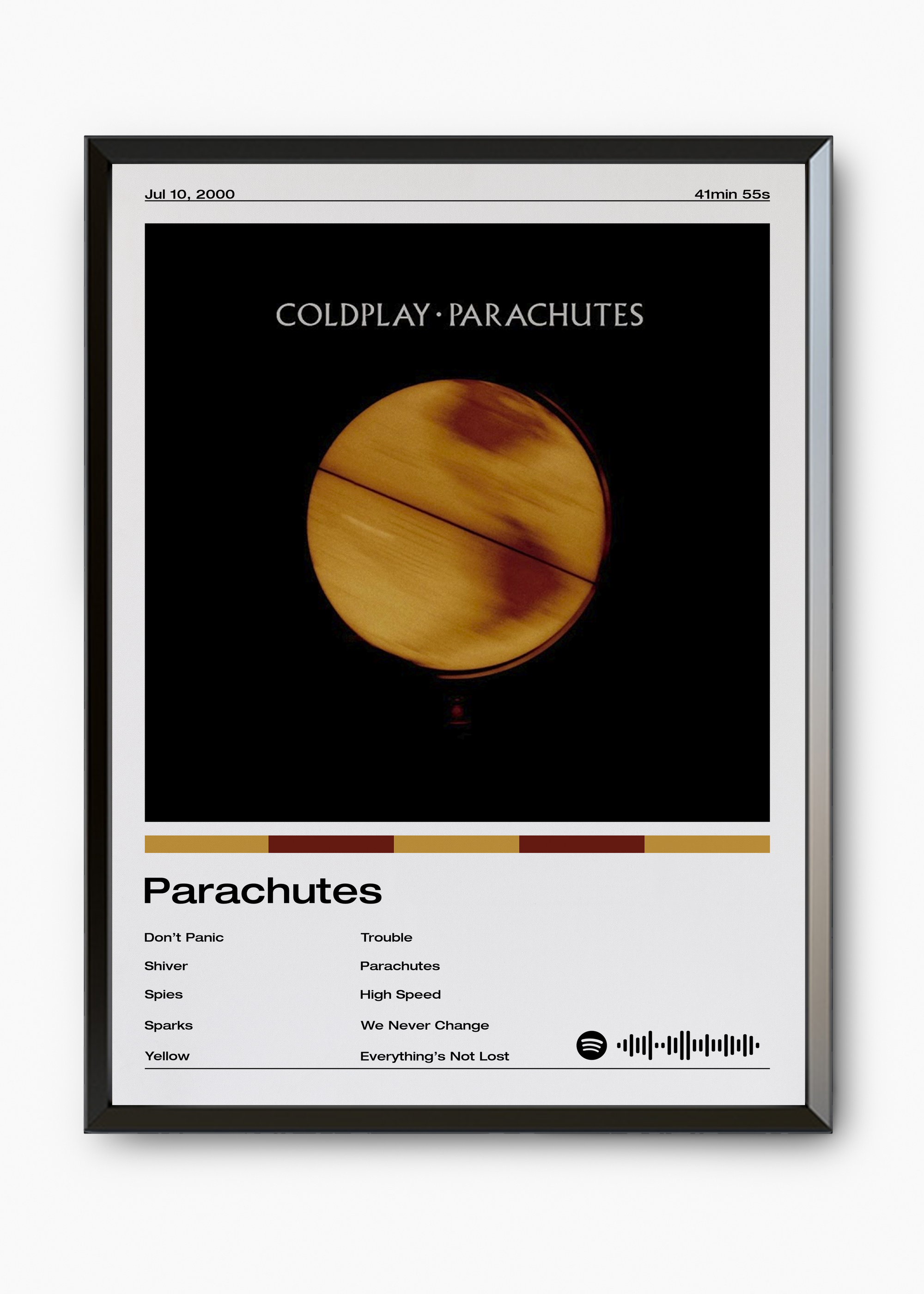 Quadro Coldplay Parachutes - 7