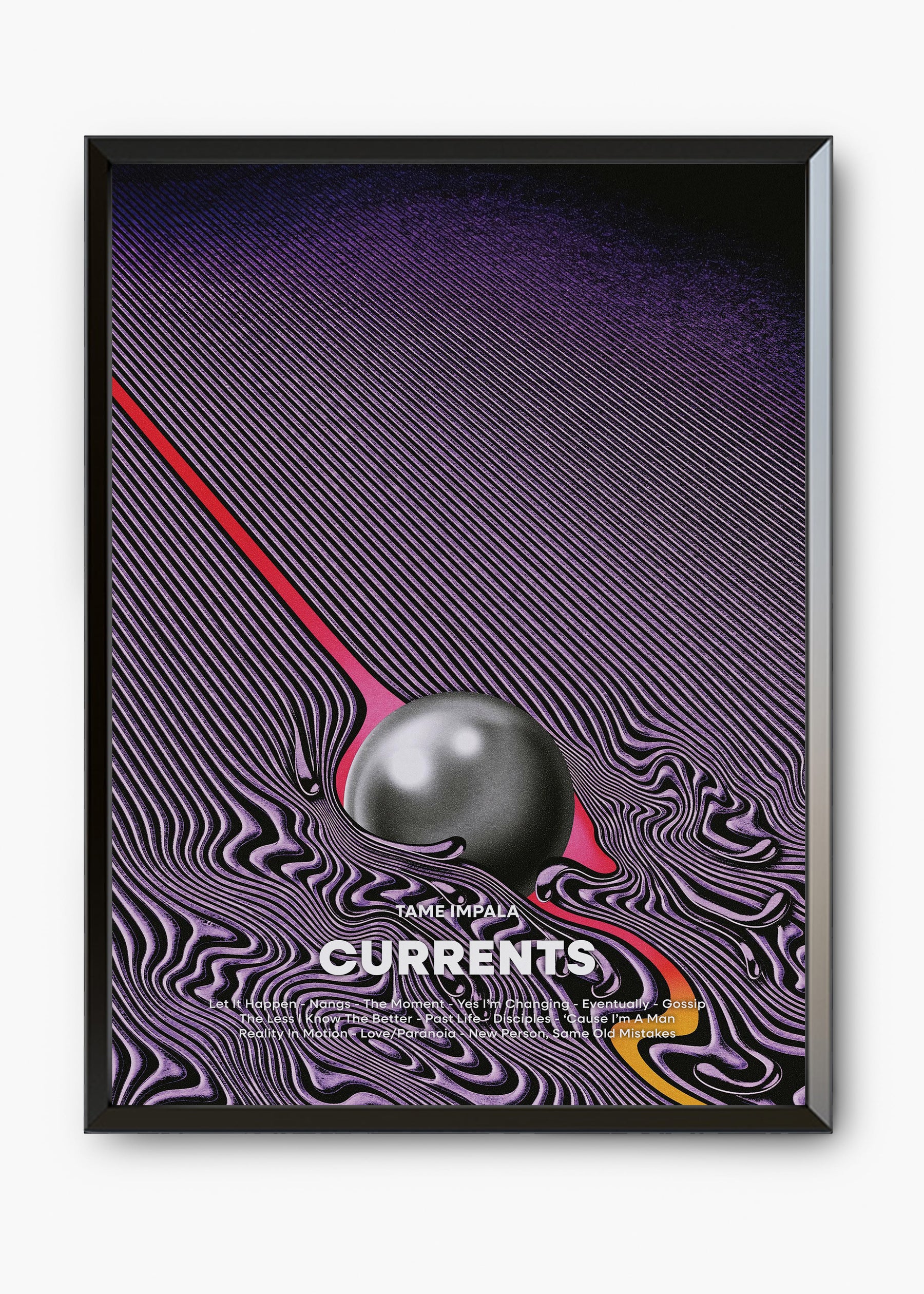 Quadro Tame Impala Currents Capa