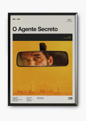 Quadro O Agente Secreto - Wagner Moura