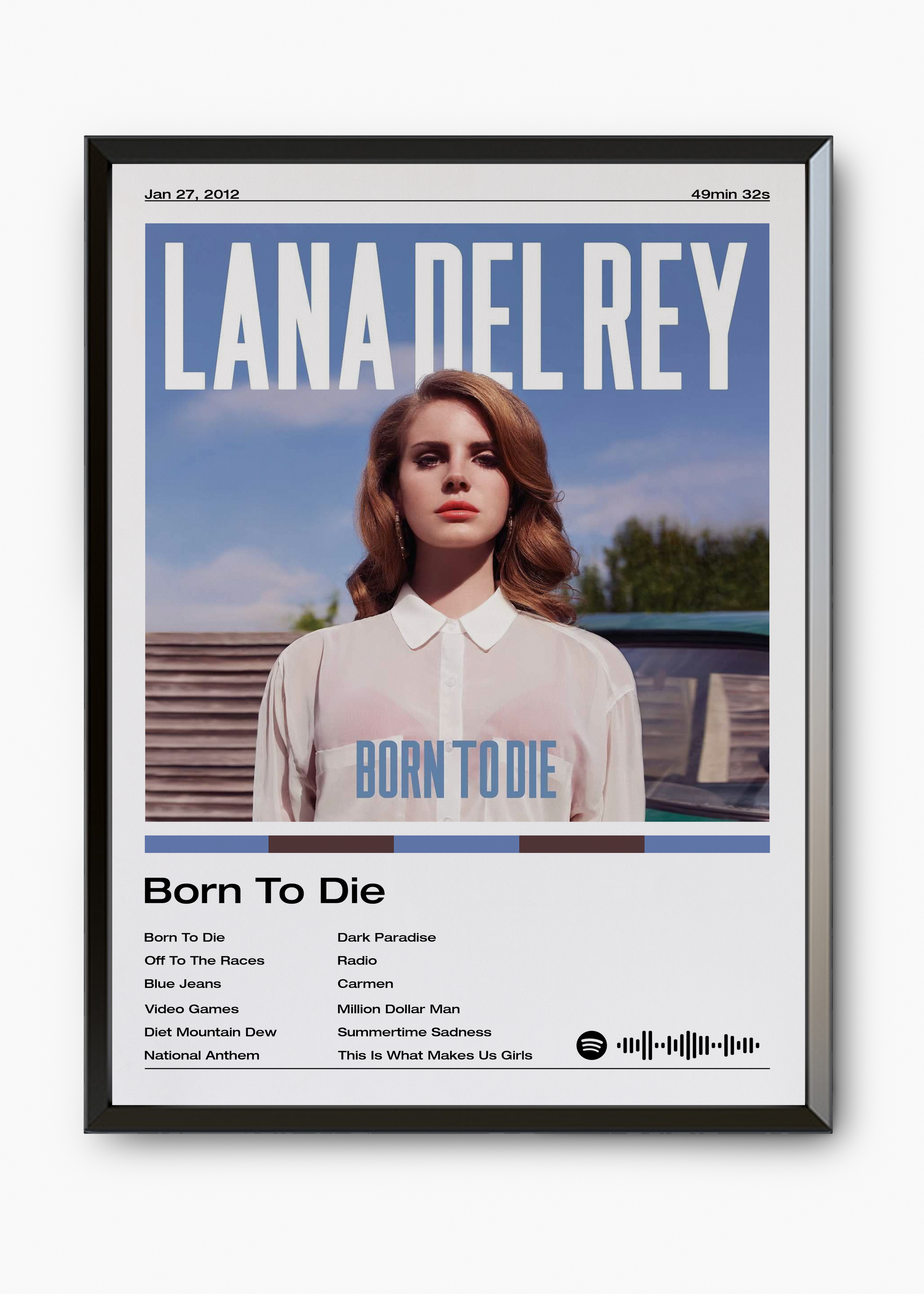 Quadro Lana Del Rey Born To Die - 7