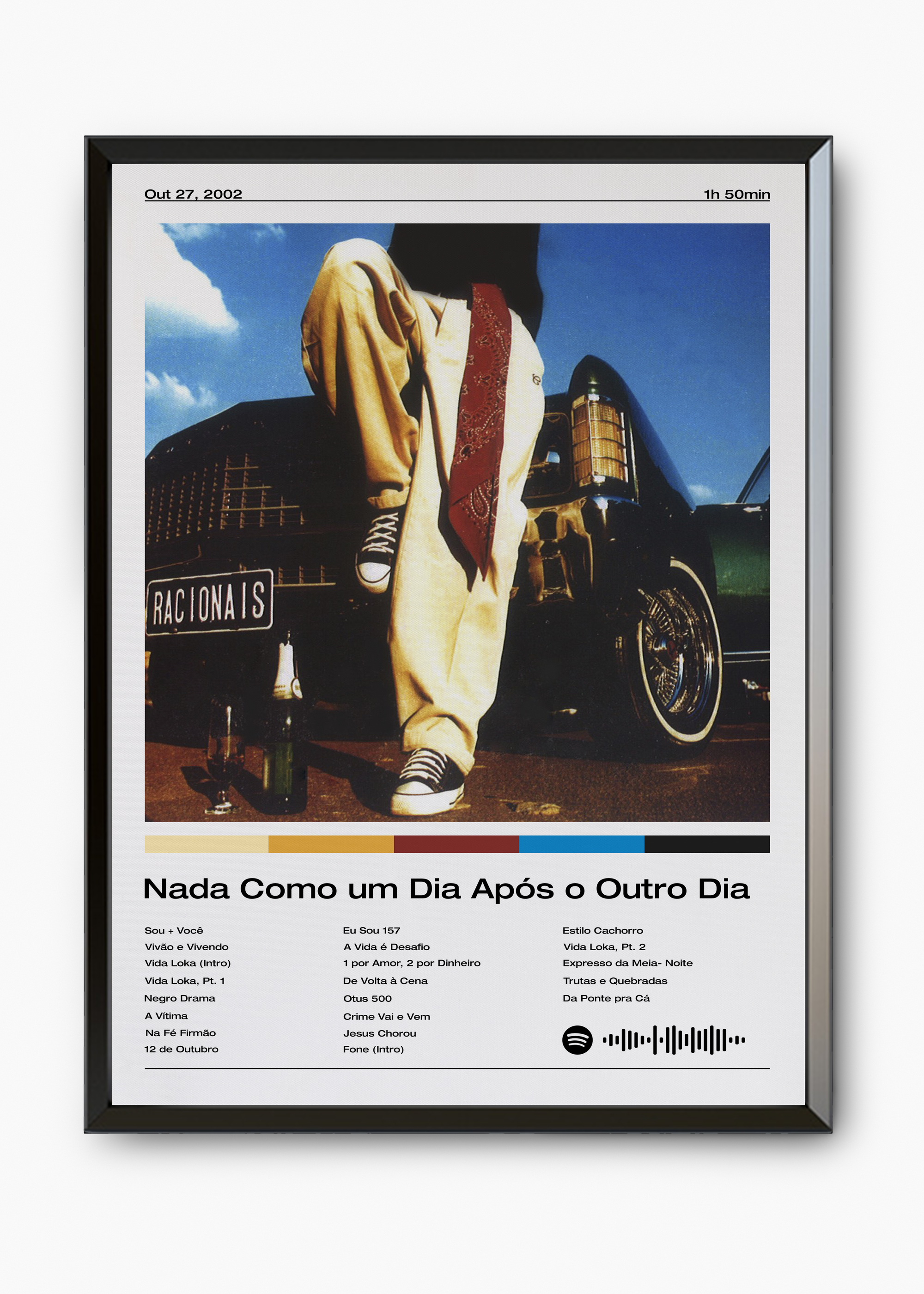 Quadro Racionais Nada Como um Dia Após o Outro Dia - 7