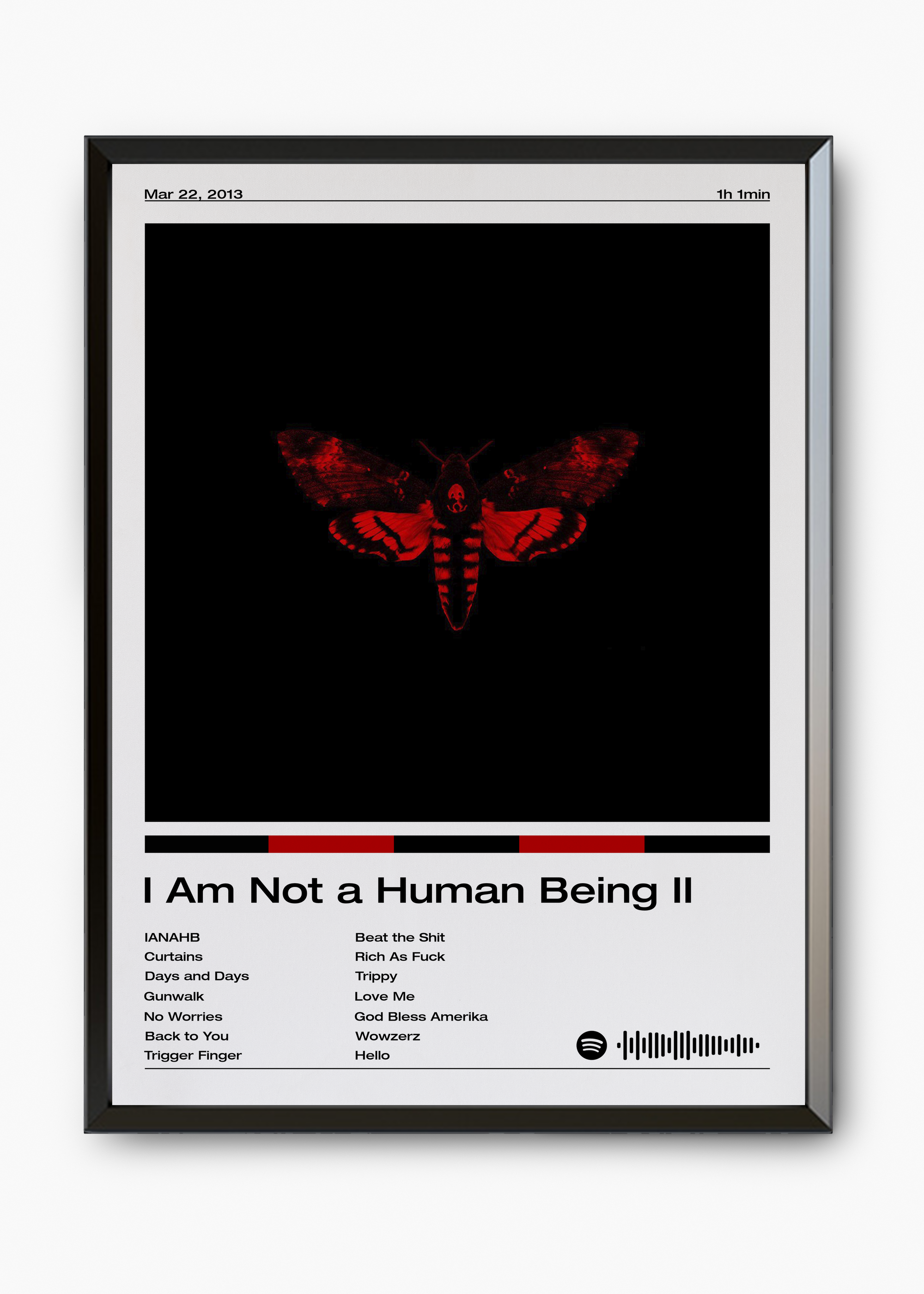 Quadro Lil Wayne I Am Not a Human Being II - 7