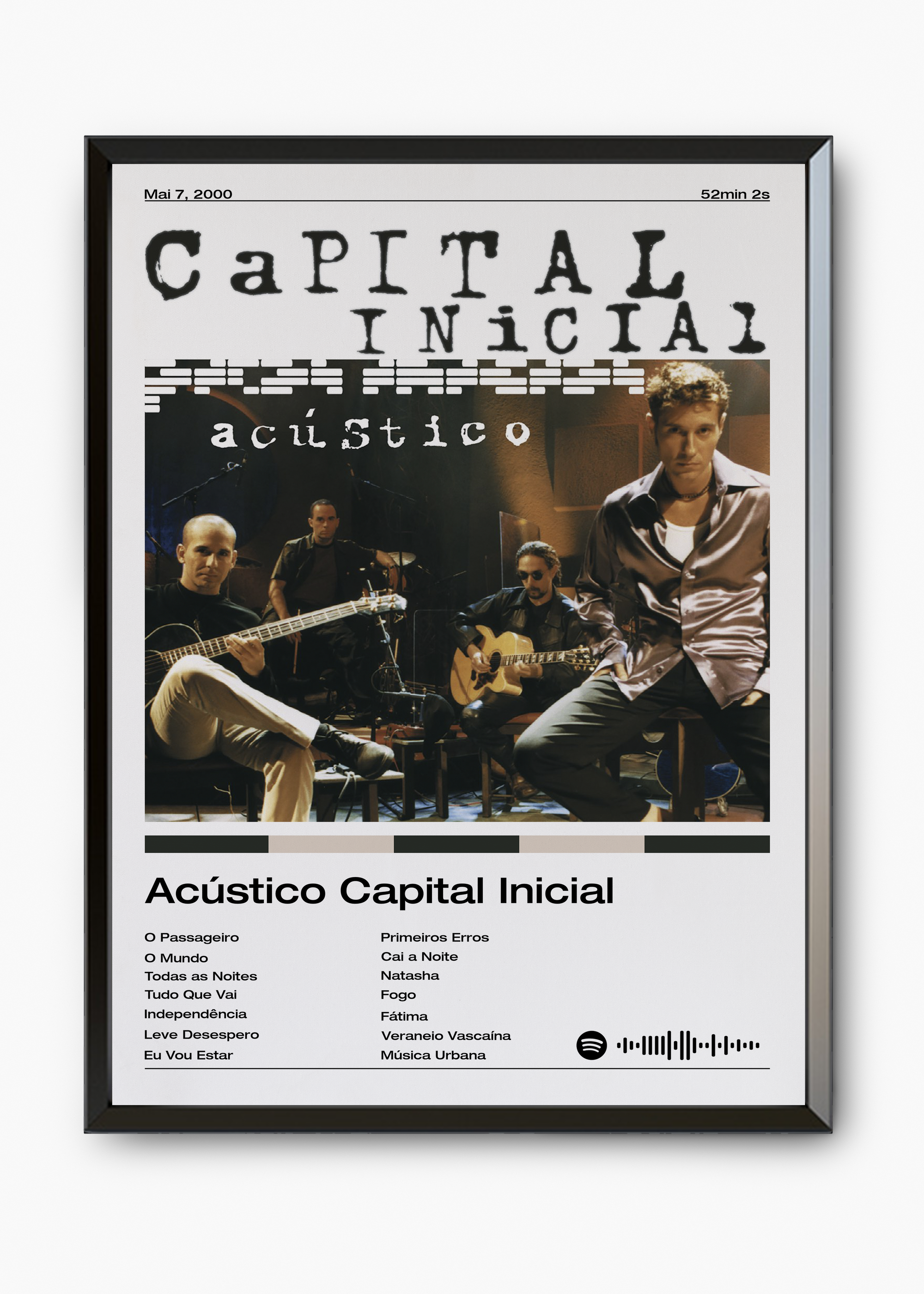 Quadro Acústico Capital Inicial - 7