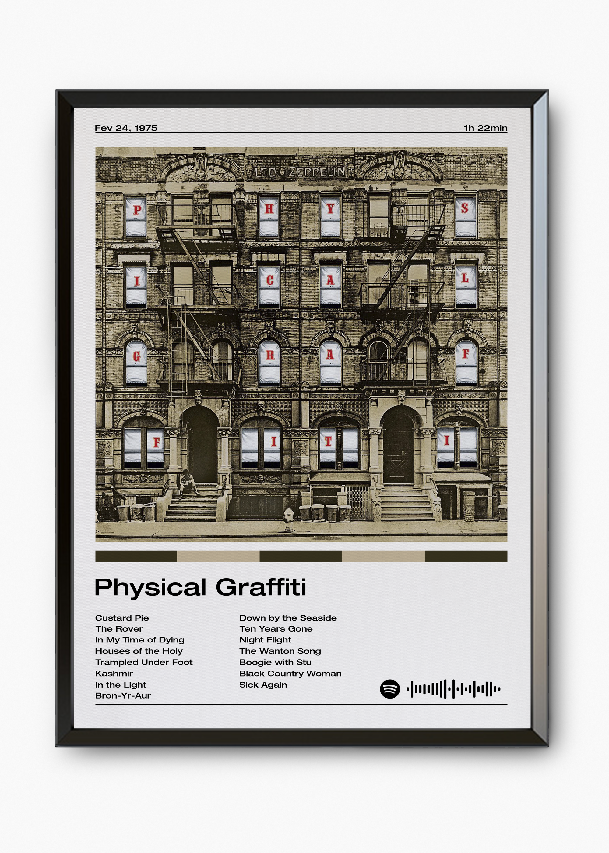 Quadro Led Zeppelin Physical Graffiti - 7