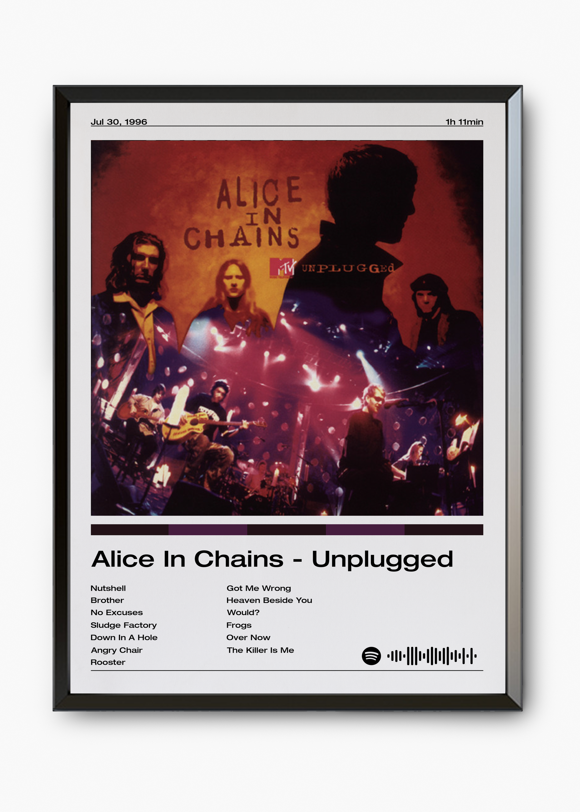 Quadro Alice in Chains Unplugged - 7
