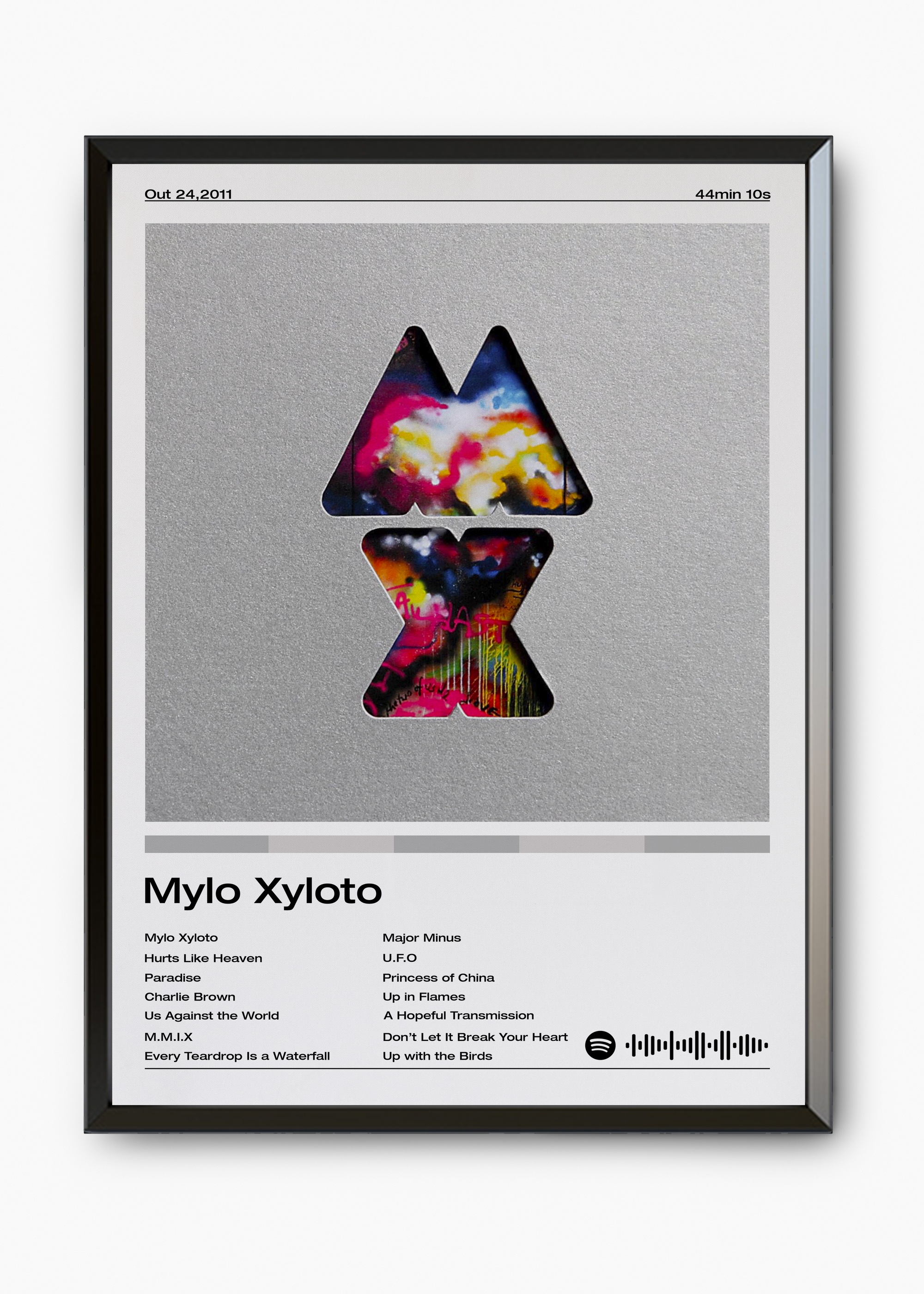 Quadro Coldplay Mylo Xyloto - 7