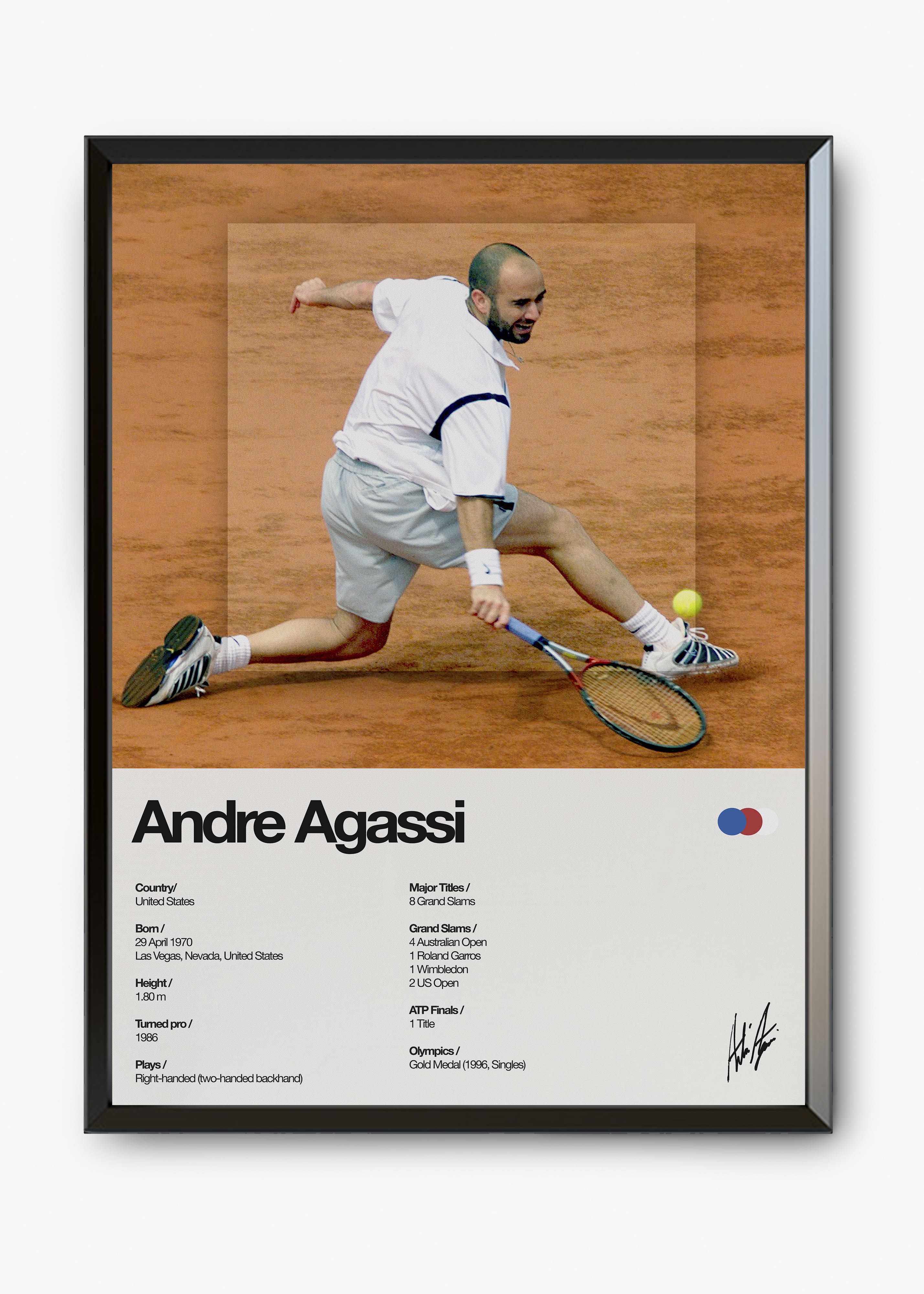 Quadro Andre Agassi