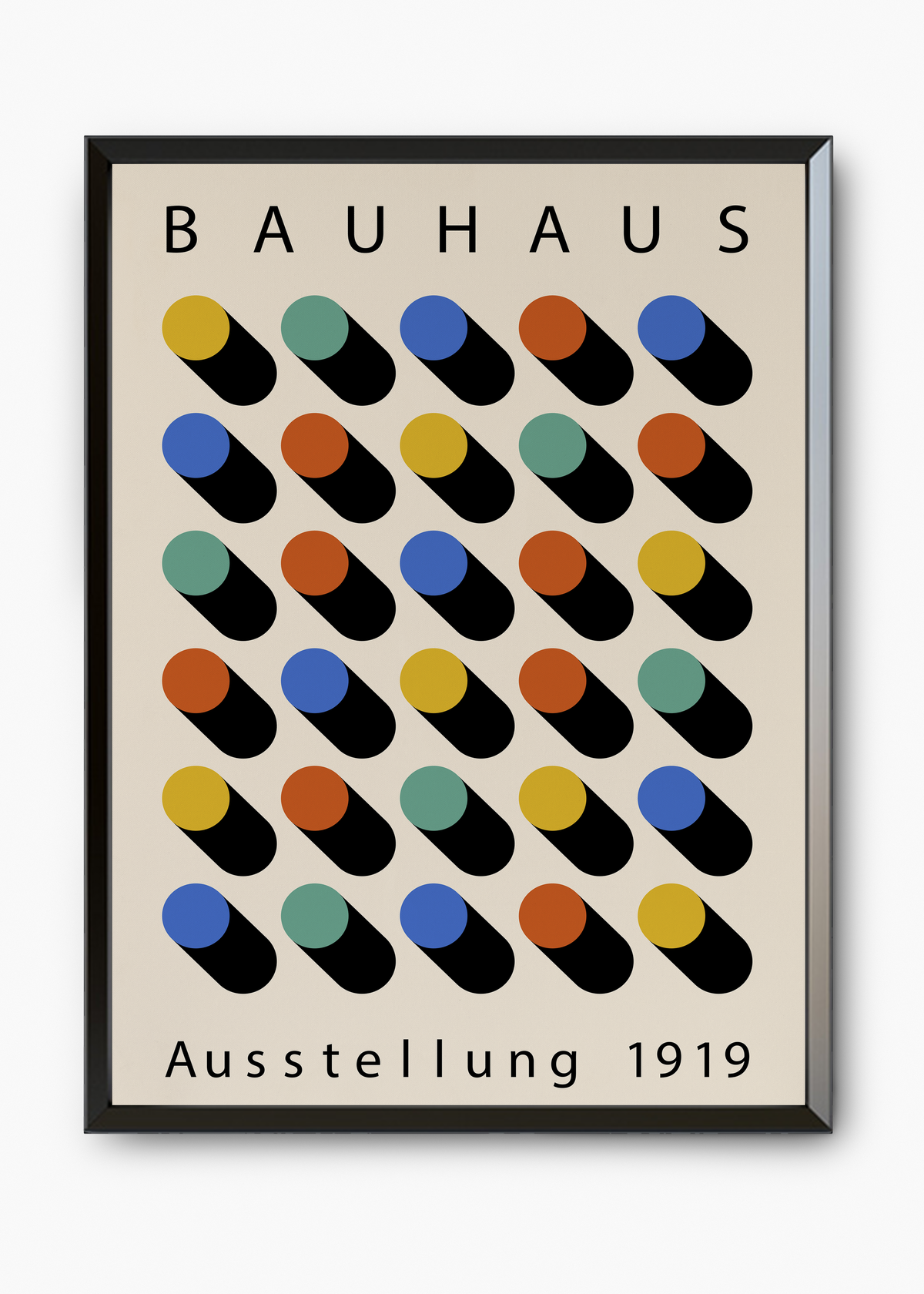Quadro Bauhaus Circle Theory - 7