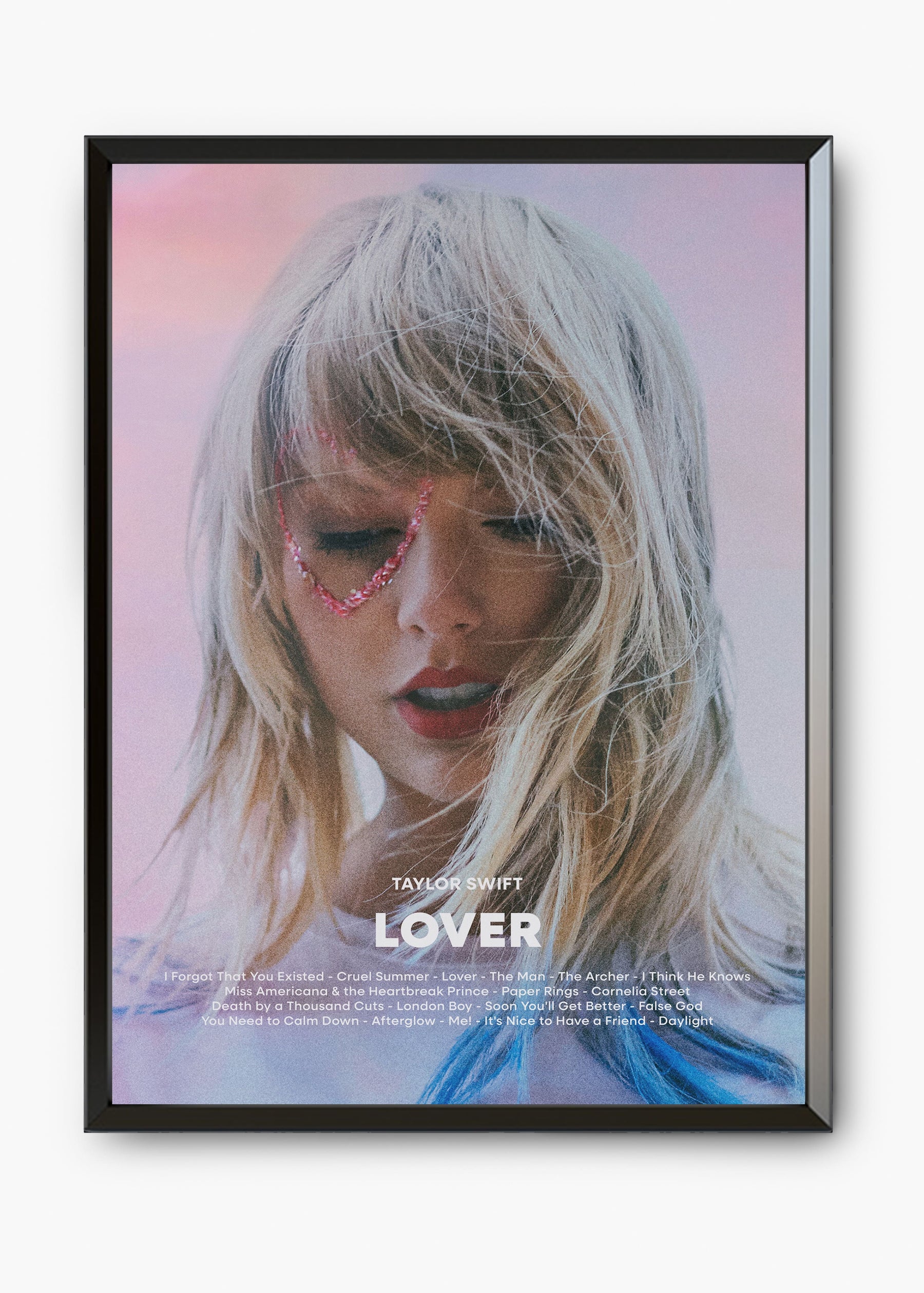 Quadro Taylor Swift Lover Capa
