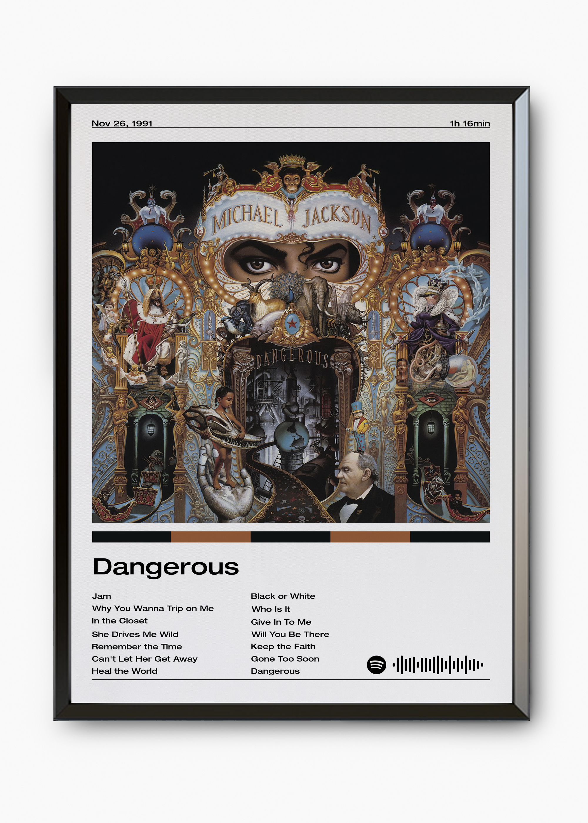 Quadro Michael Jackson Dangerous - 7