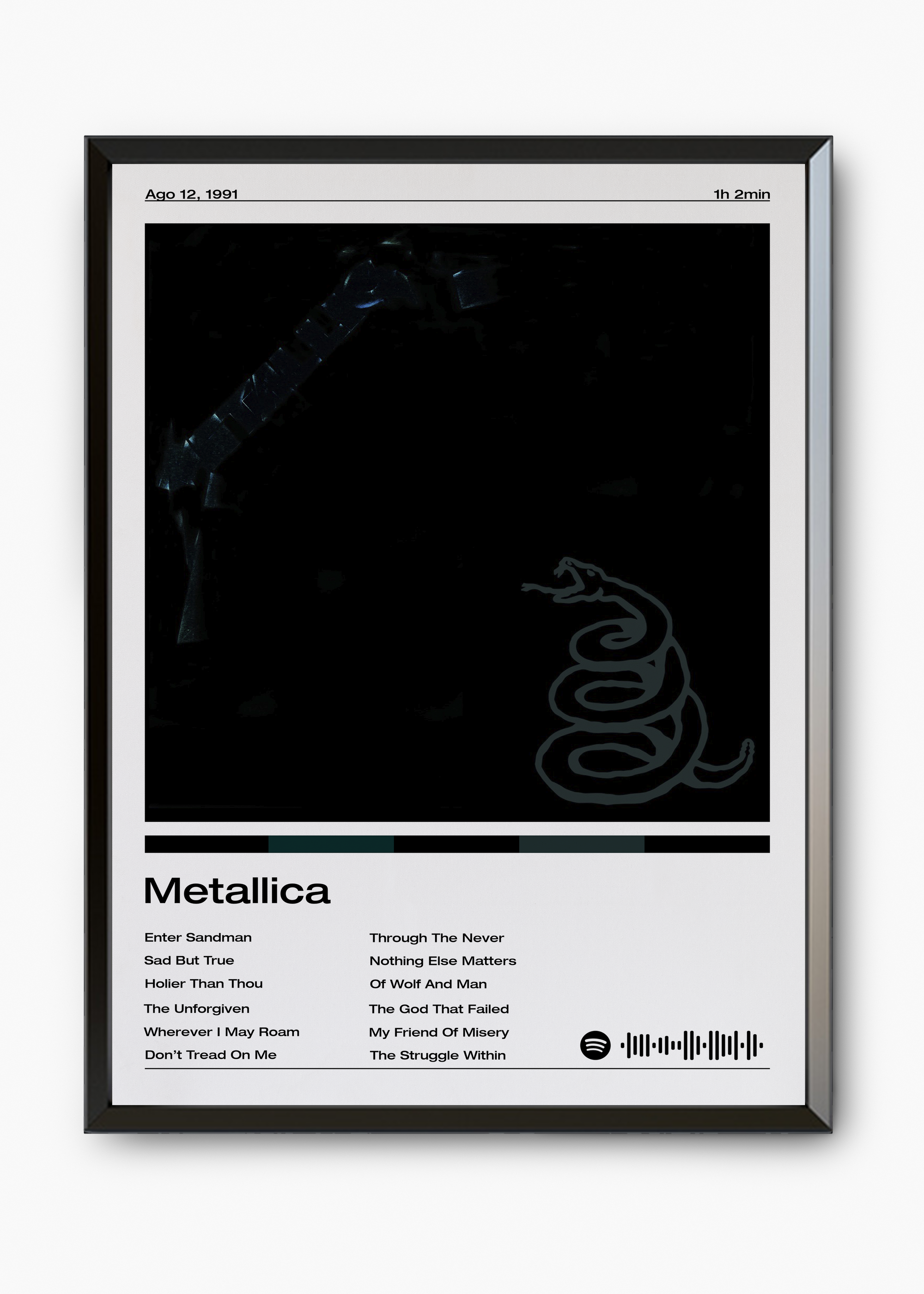 Quadro Metallica Album Metallica - 7