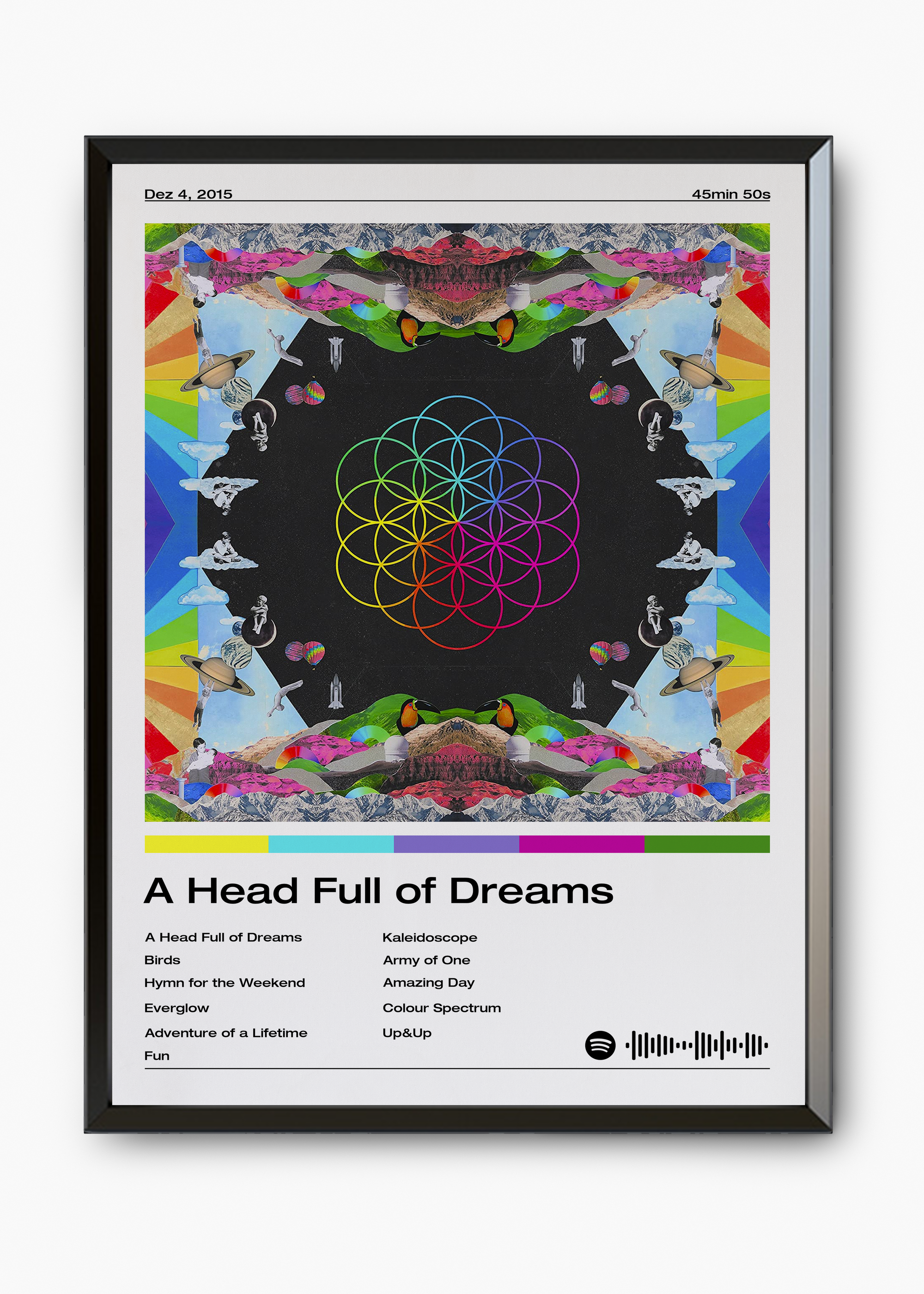 Quadro Coldplay A Head Full of Dreams - 7