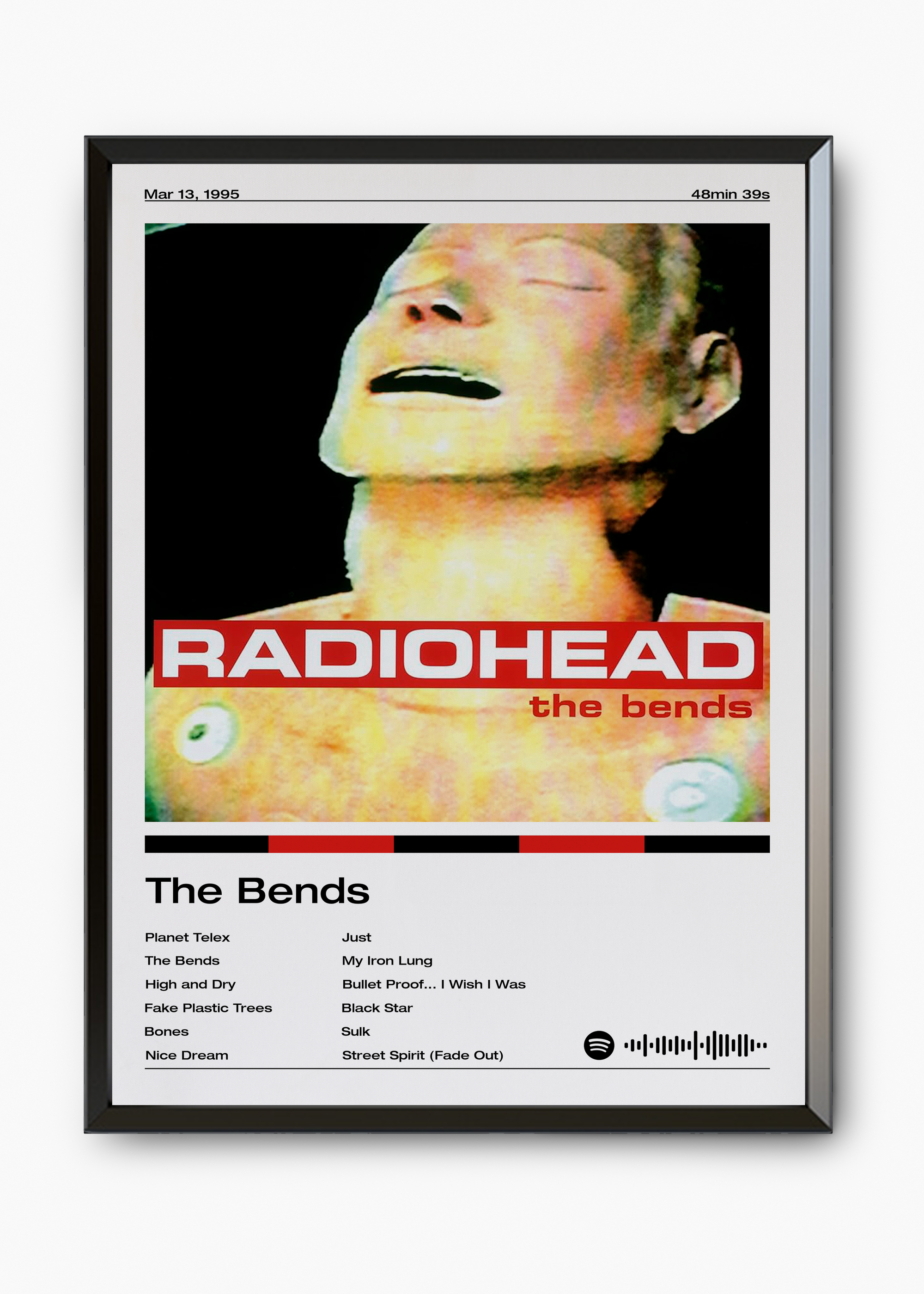 Quadro Radiohead The Bends - 7