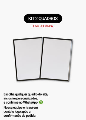 Kit 2 Quadros A Sua Escolha