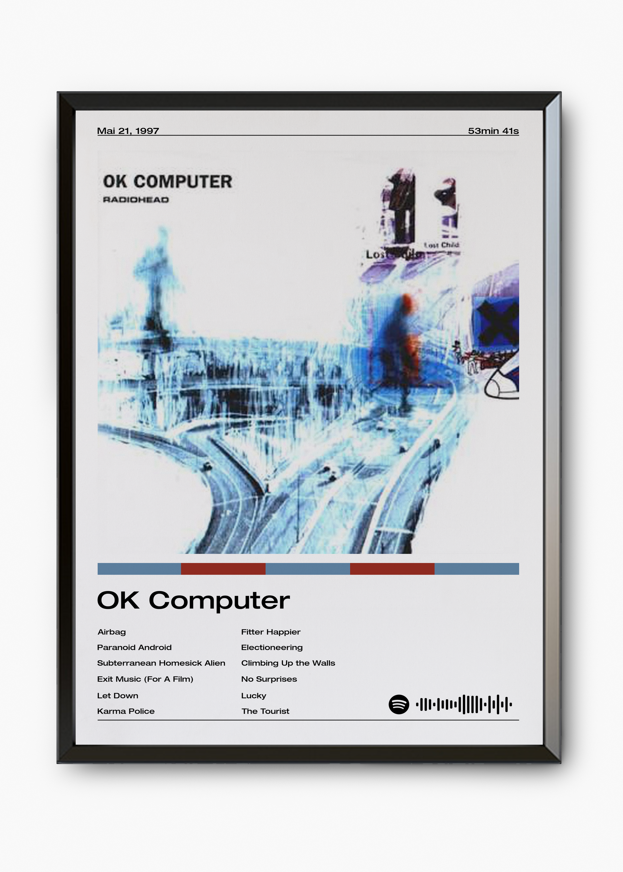 Quadro Radiohead OK Computer - 7