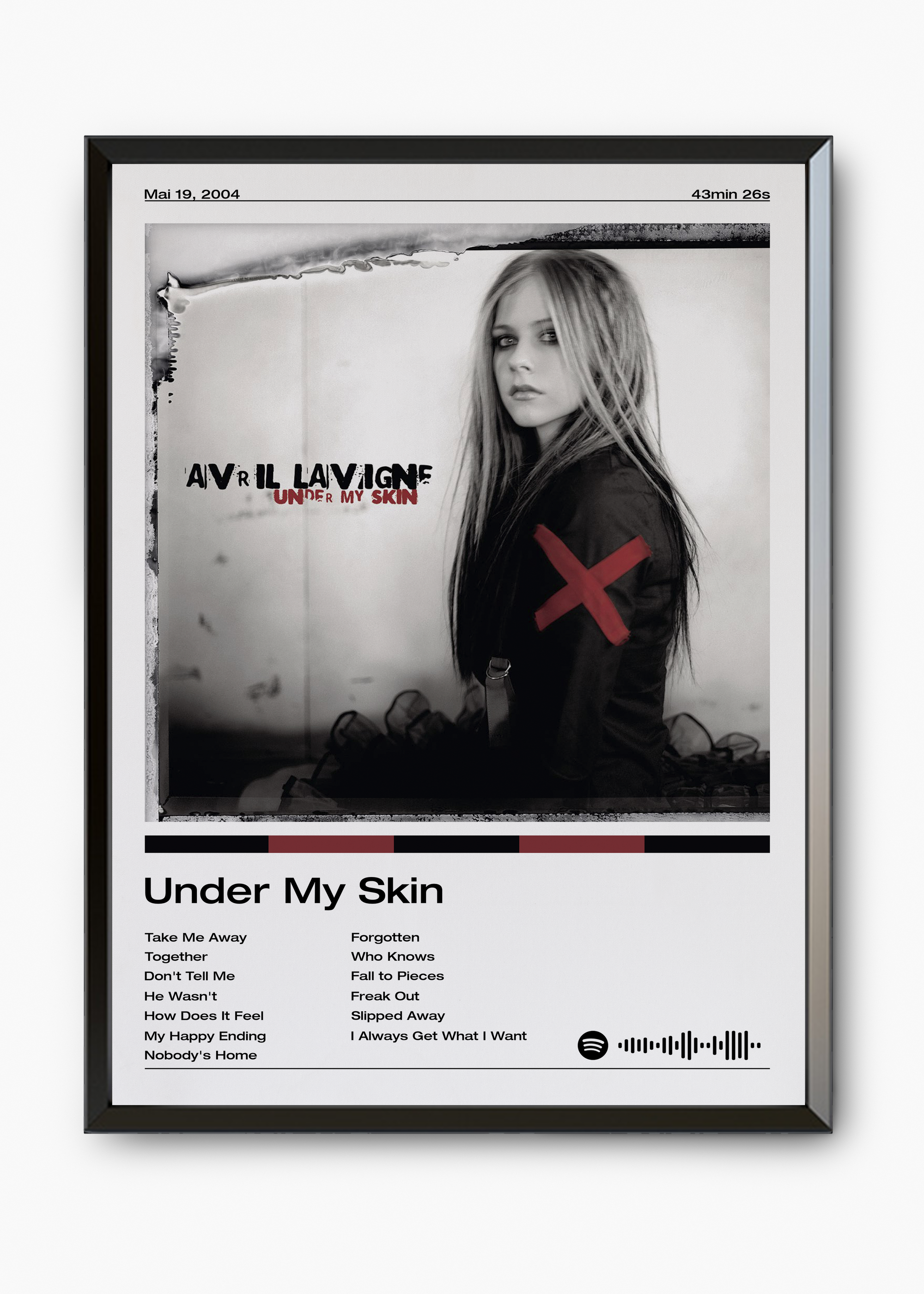 Quadro Avril Lavigne Under My Skin - 7