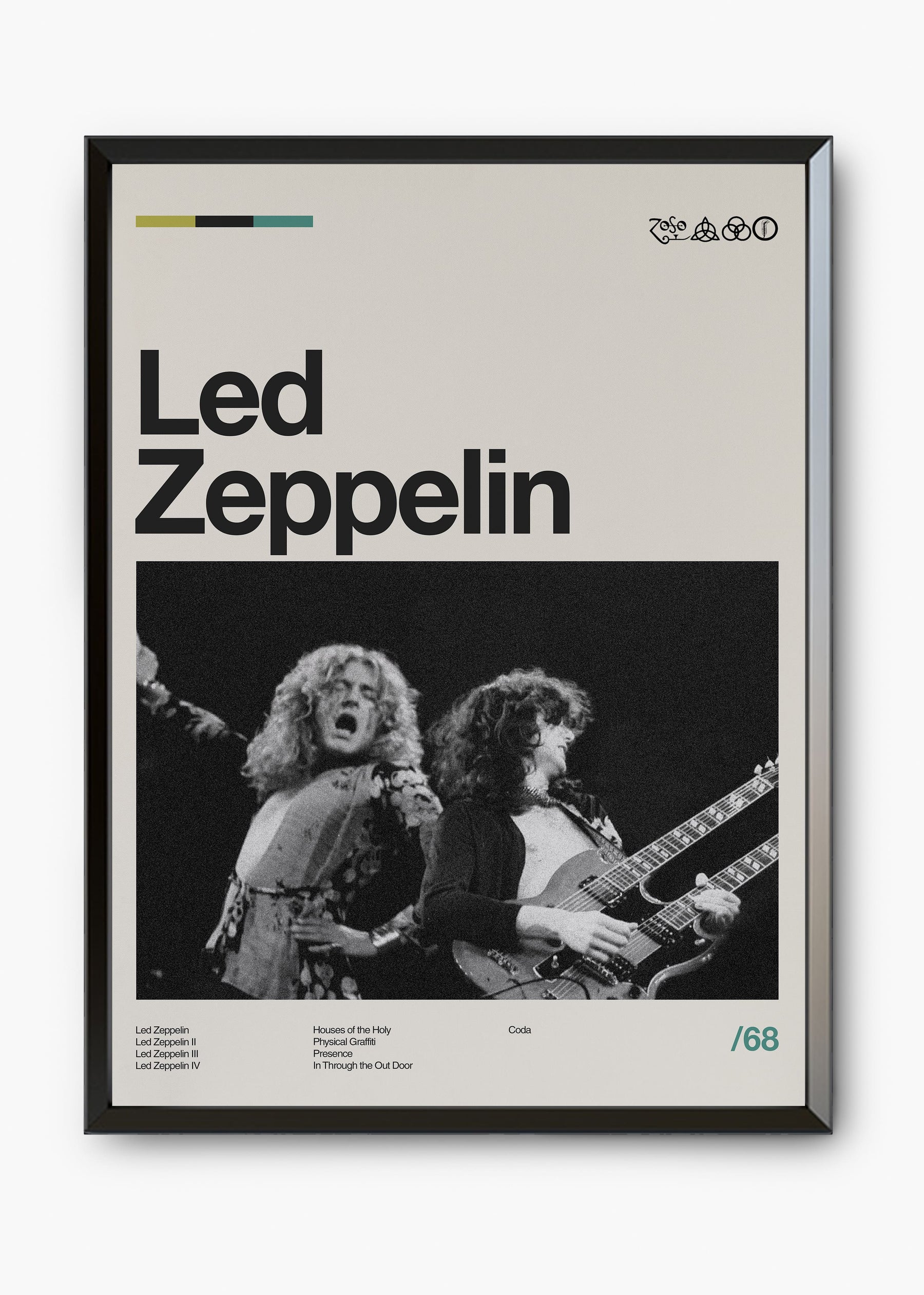 Quadro Led Zeppelin Banda