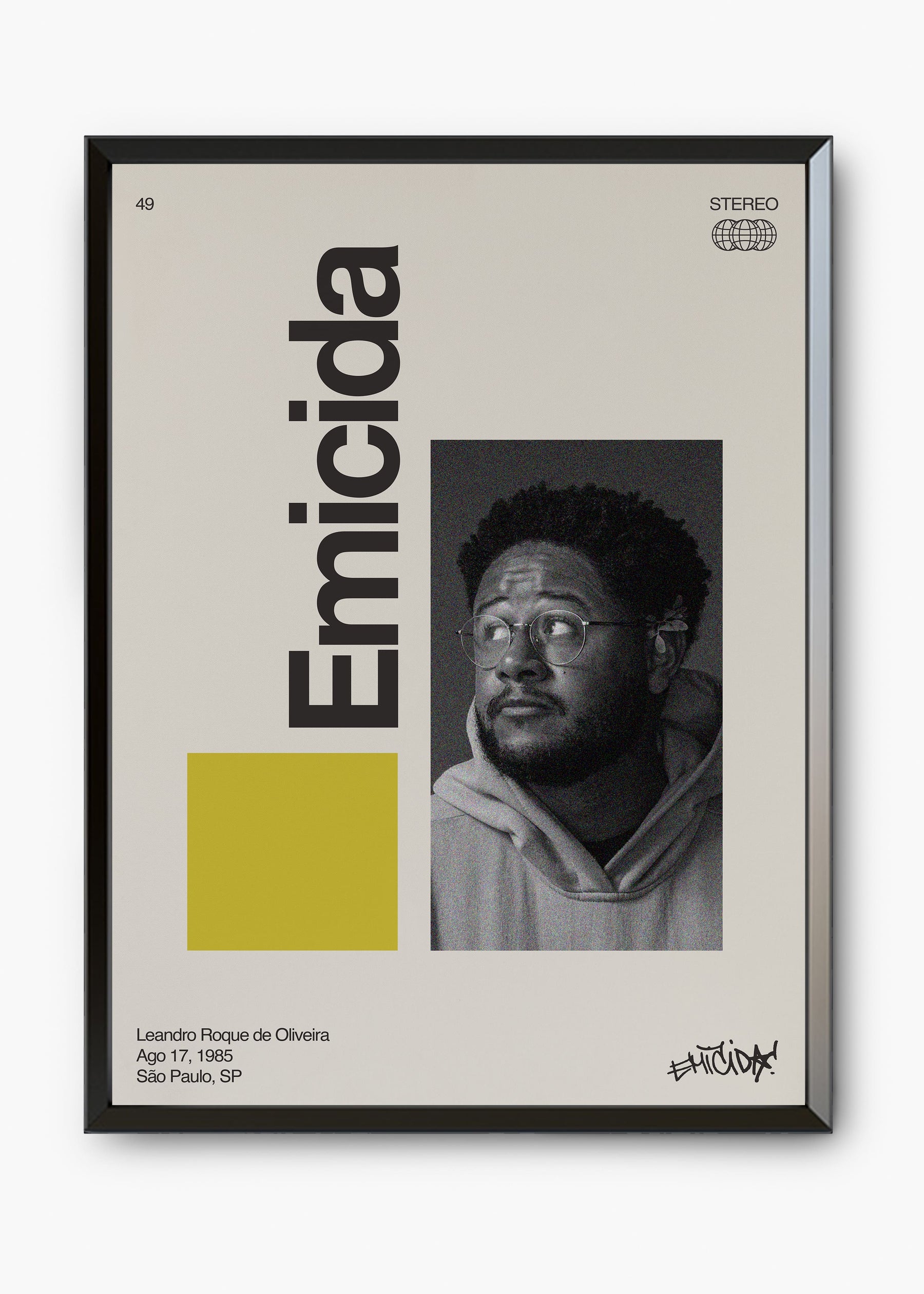 Quadro Signature Emicida