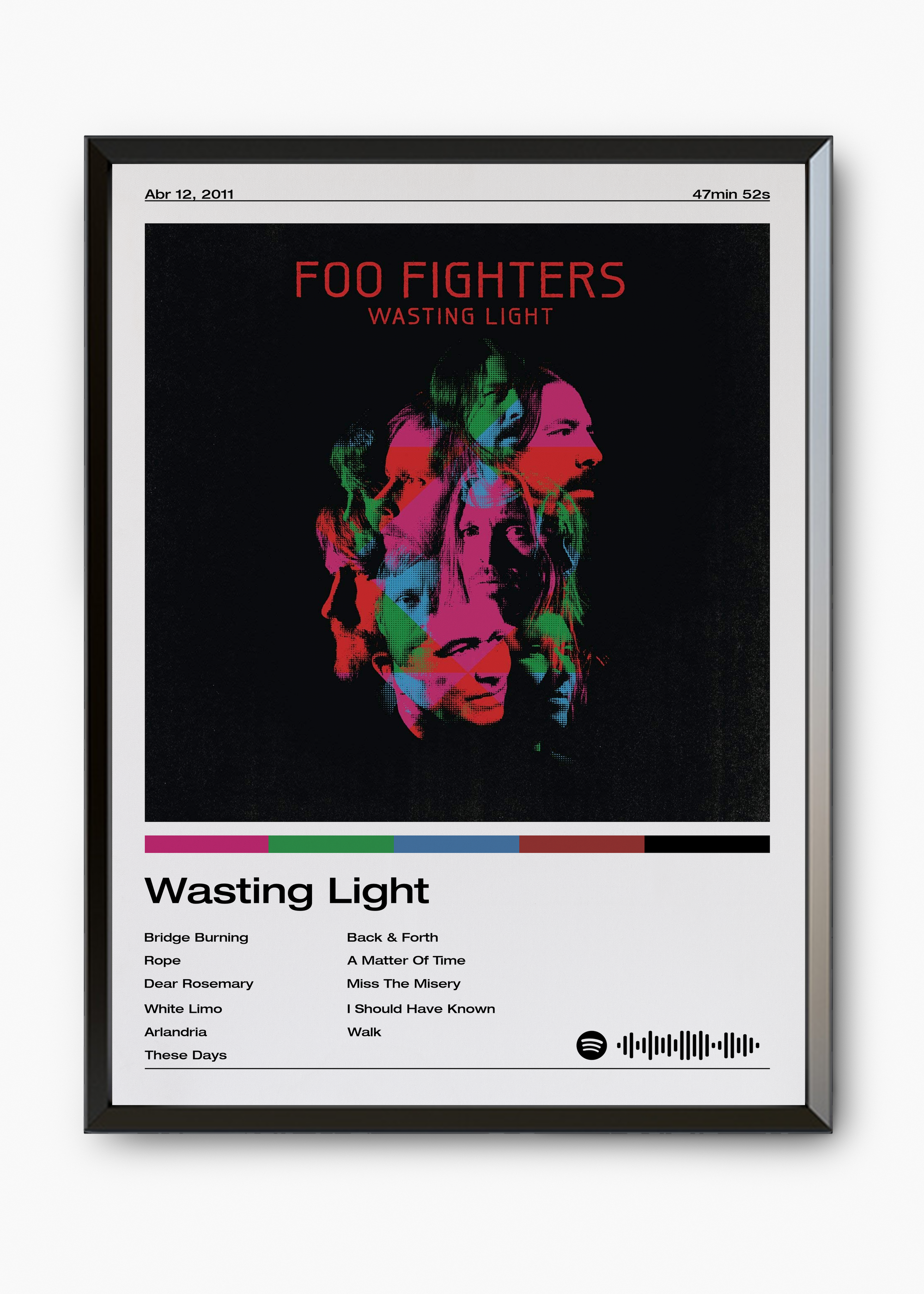 Quadro Foo Fighters Wasting Light - 7
