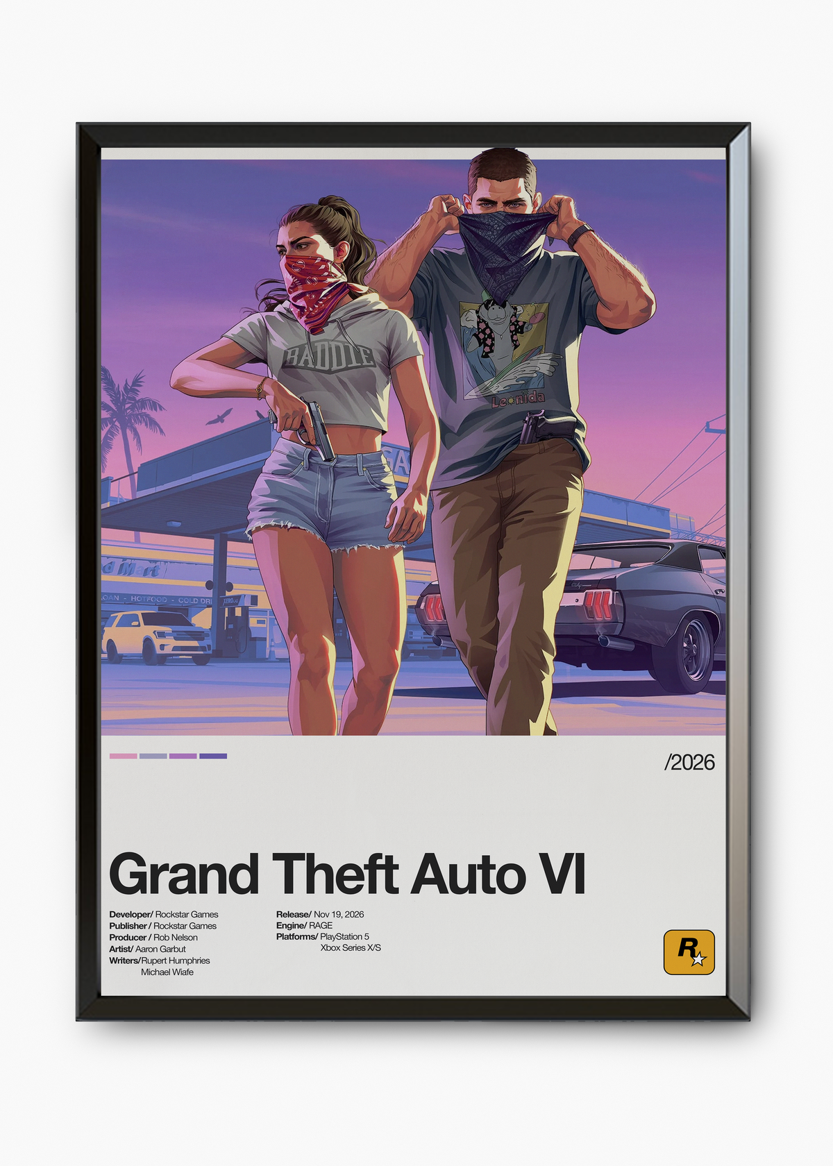 Quadro Grand Theft Auto VI : GTA 6 - 7