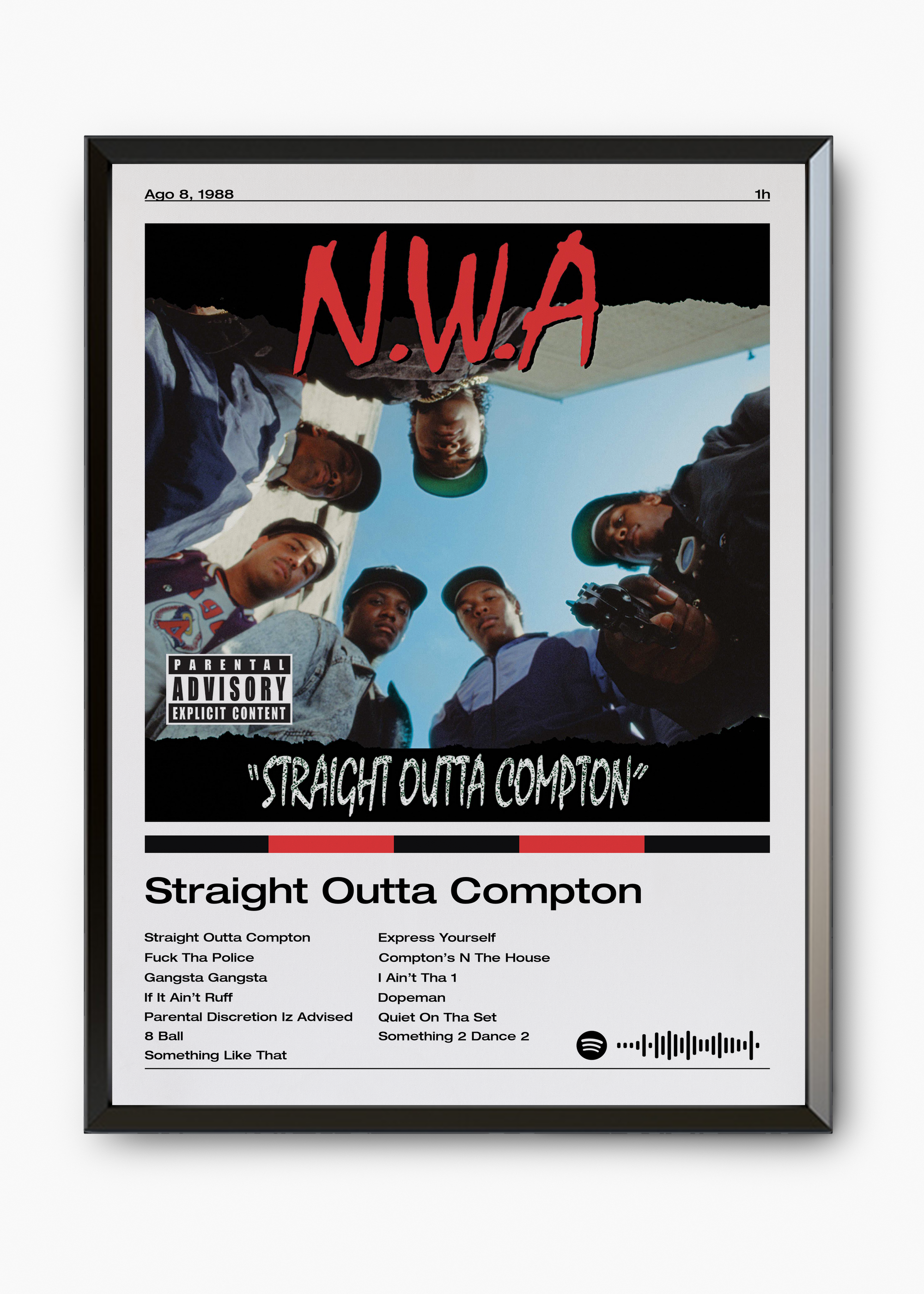 Quadro Nwa Straight Outta Compton - 7