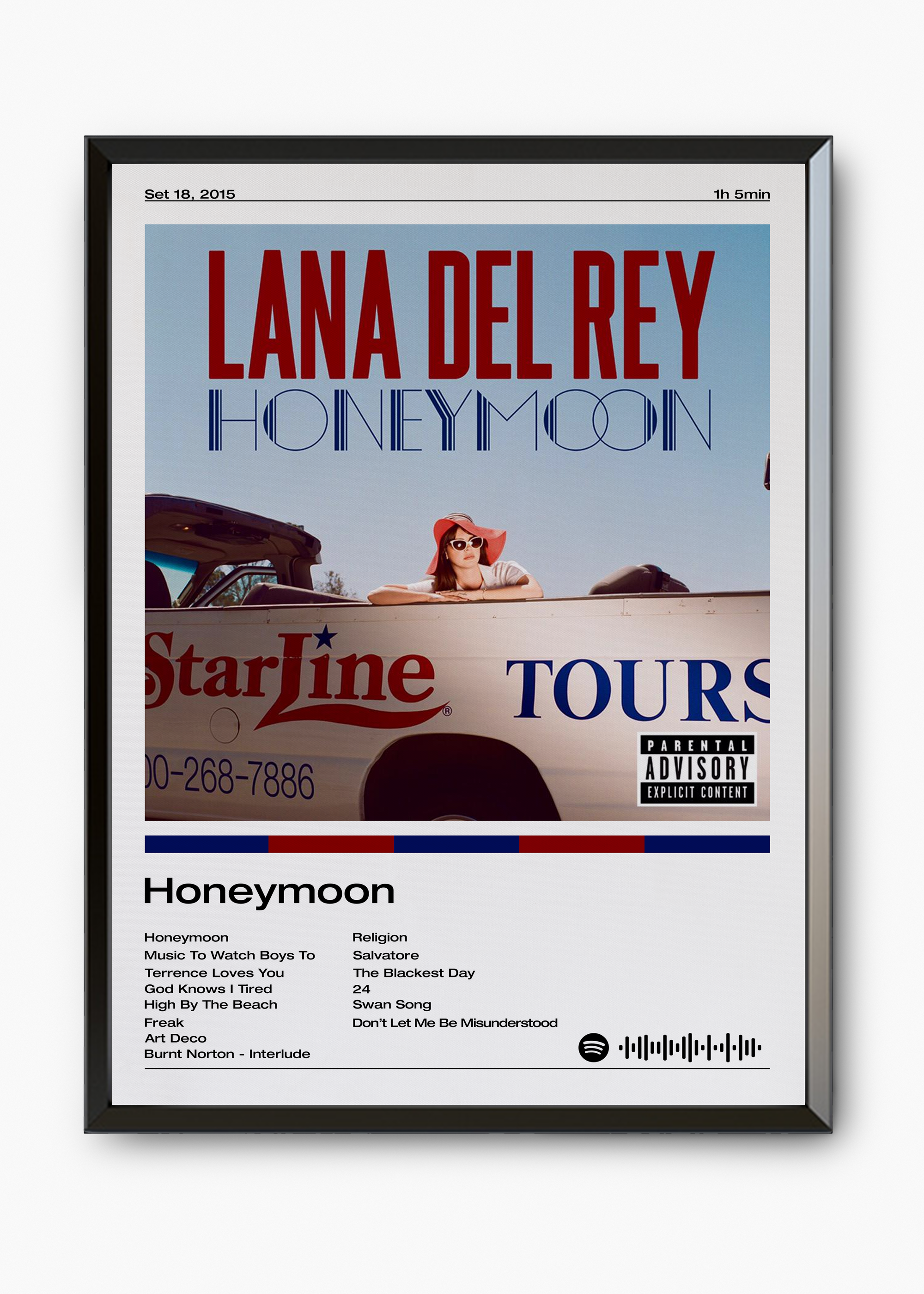 Quadro Lana Del Rey Honeymoon - 7