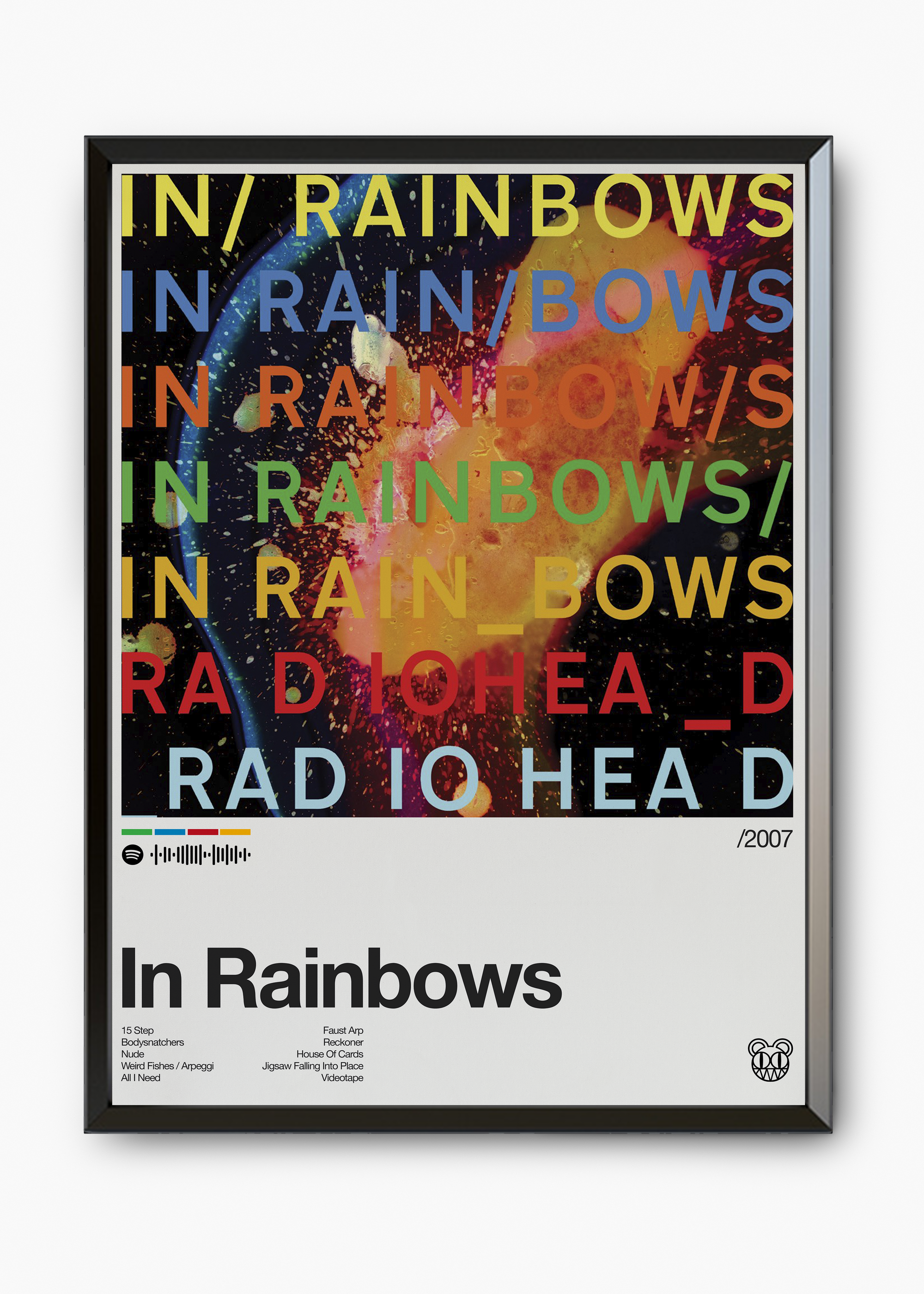 Quadro Radiohead In Rainbows - 7