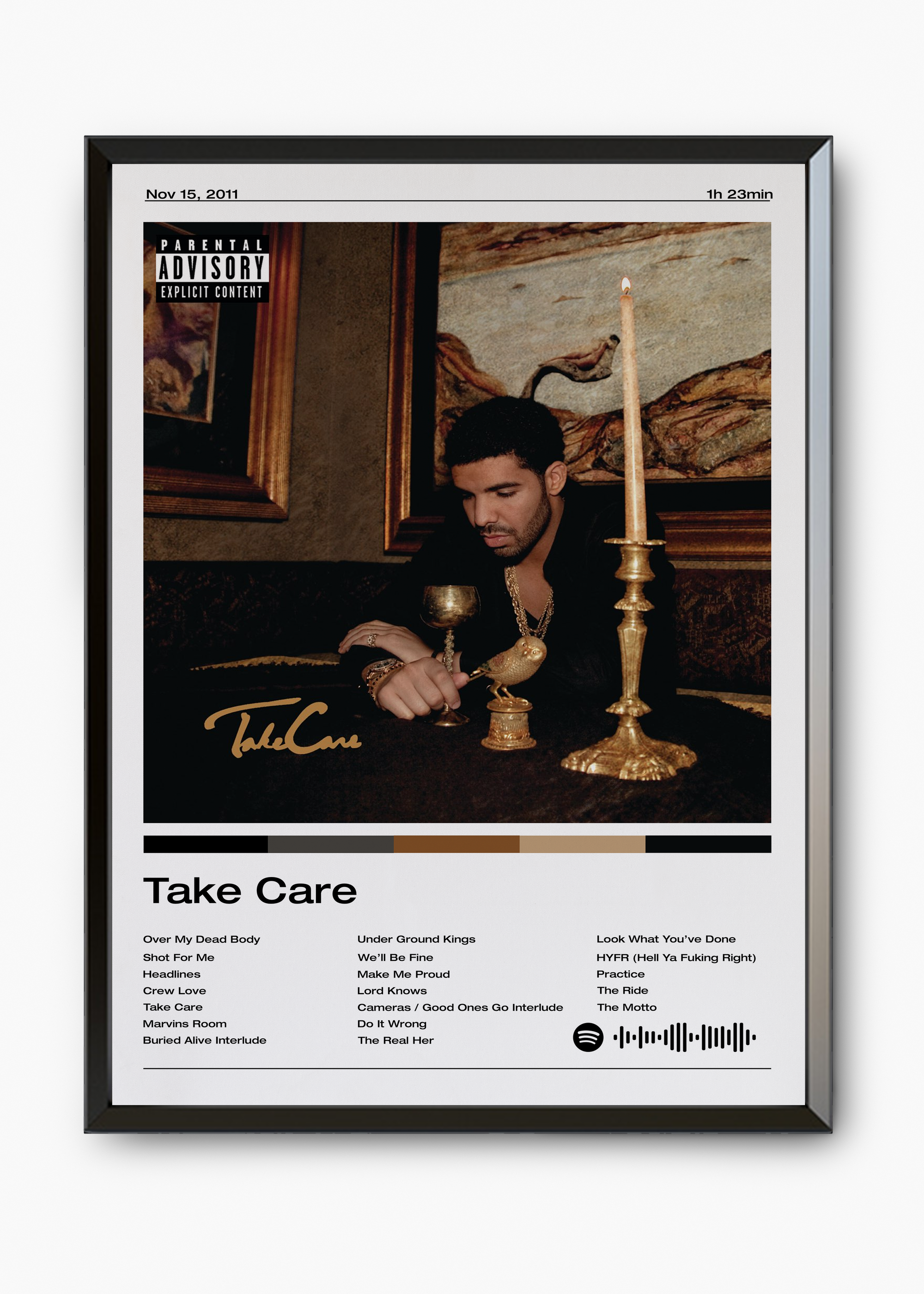 Quadro Drake Take Care - 7