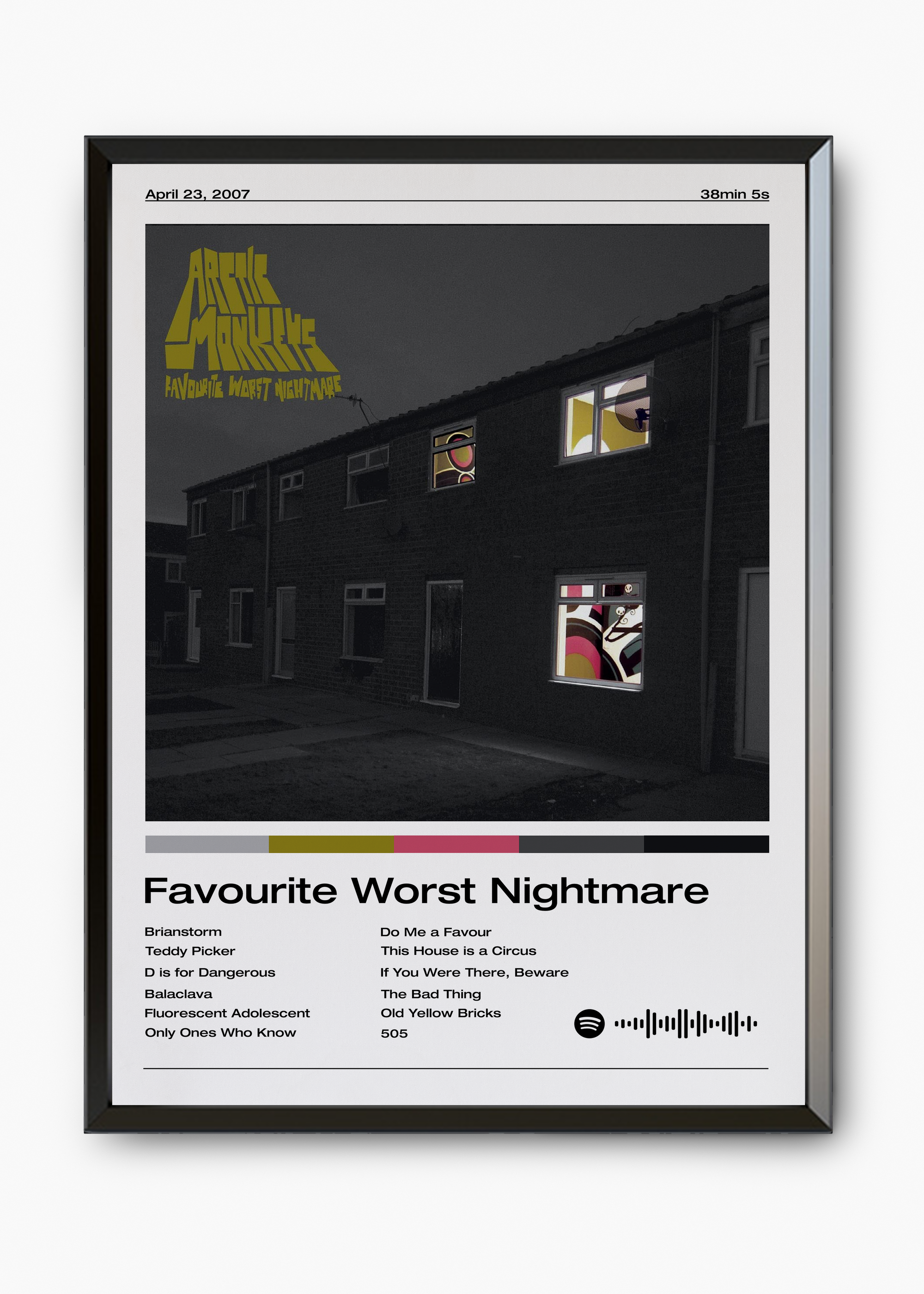 Quadro Arctic Monkeys Favourite Worst Nightmare - 7