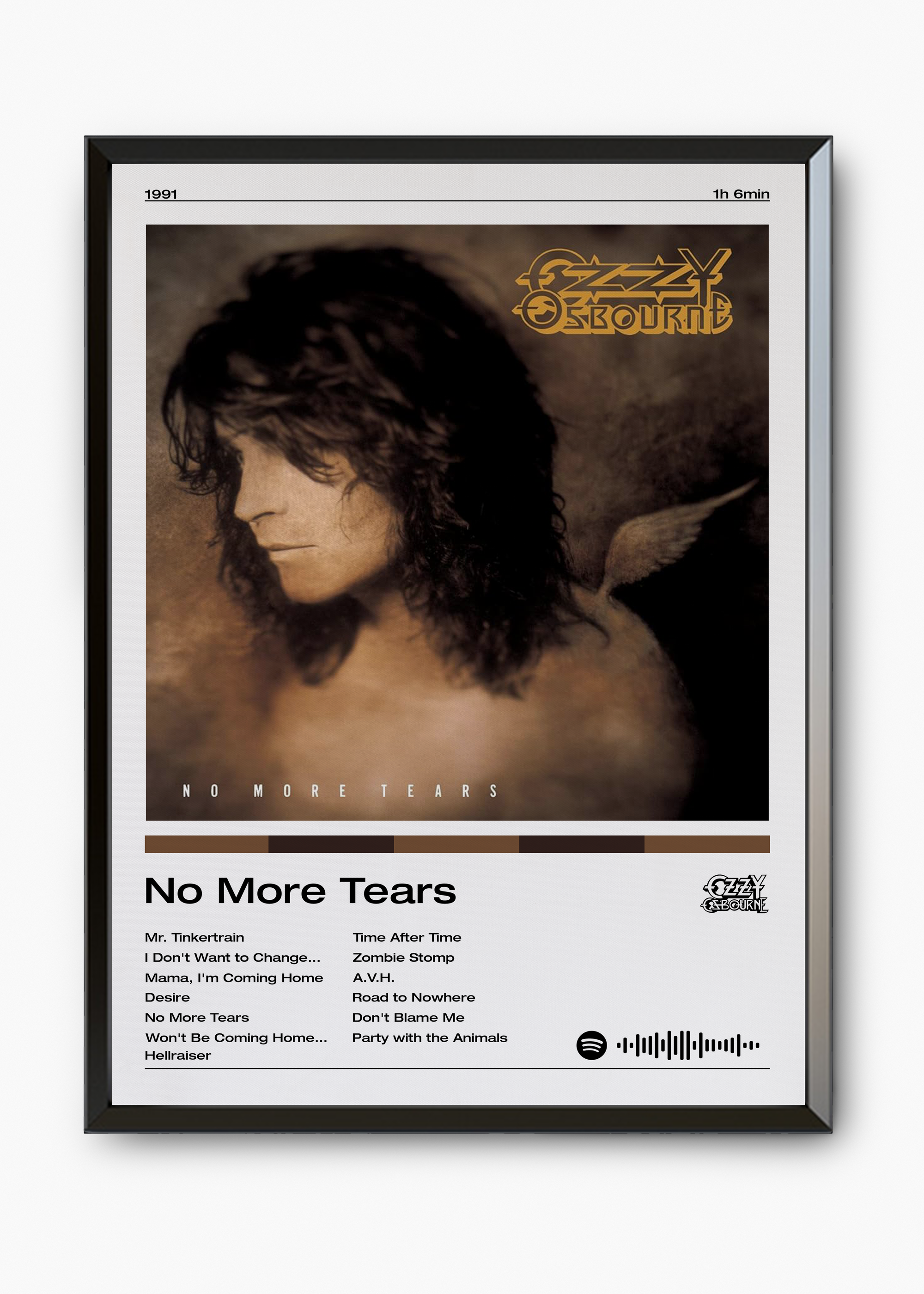 Quadro Ozzy Osbourne No More Tears - 7