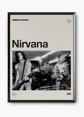 Quadro Nirvana Bandas