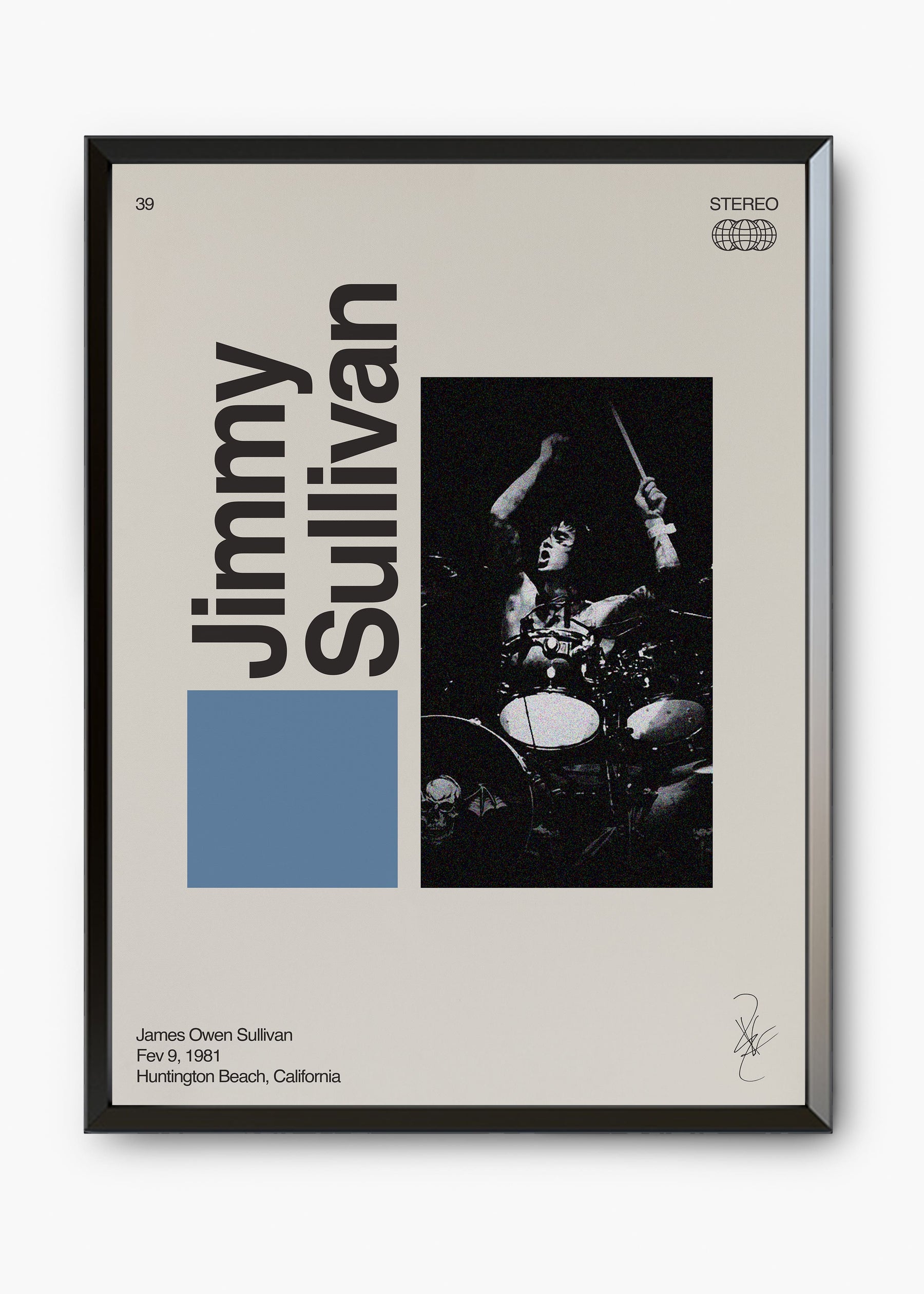 Quadro Signature Jimmy "The Rev" Sullivan