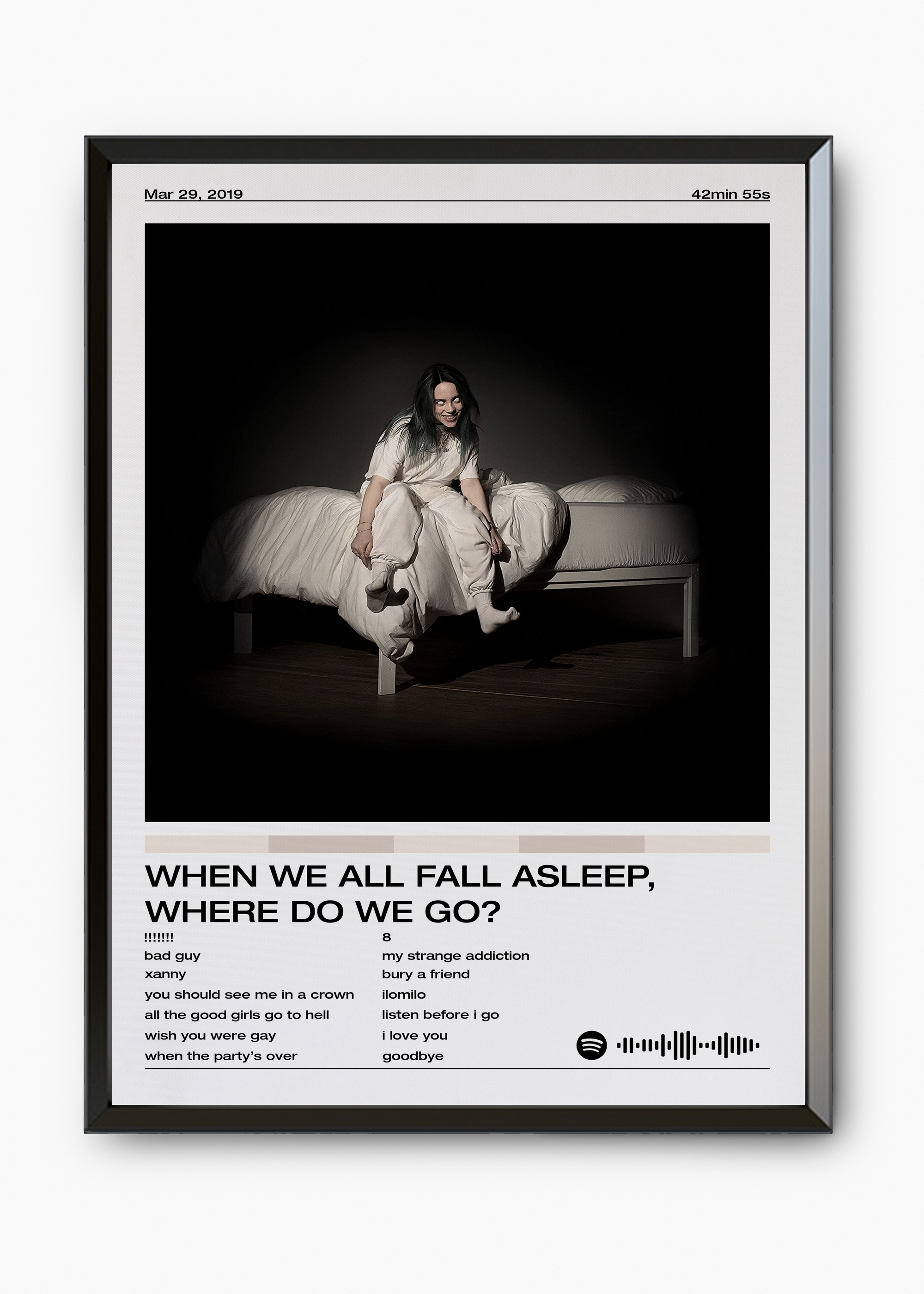 Quadro Billie Eilish When We All Fall Asleep - 7