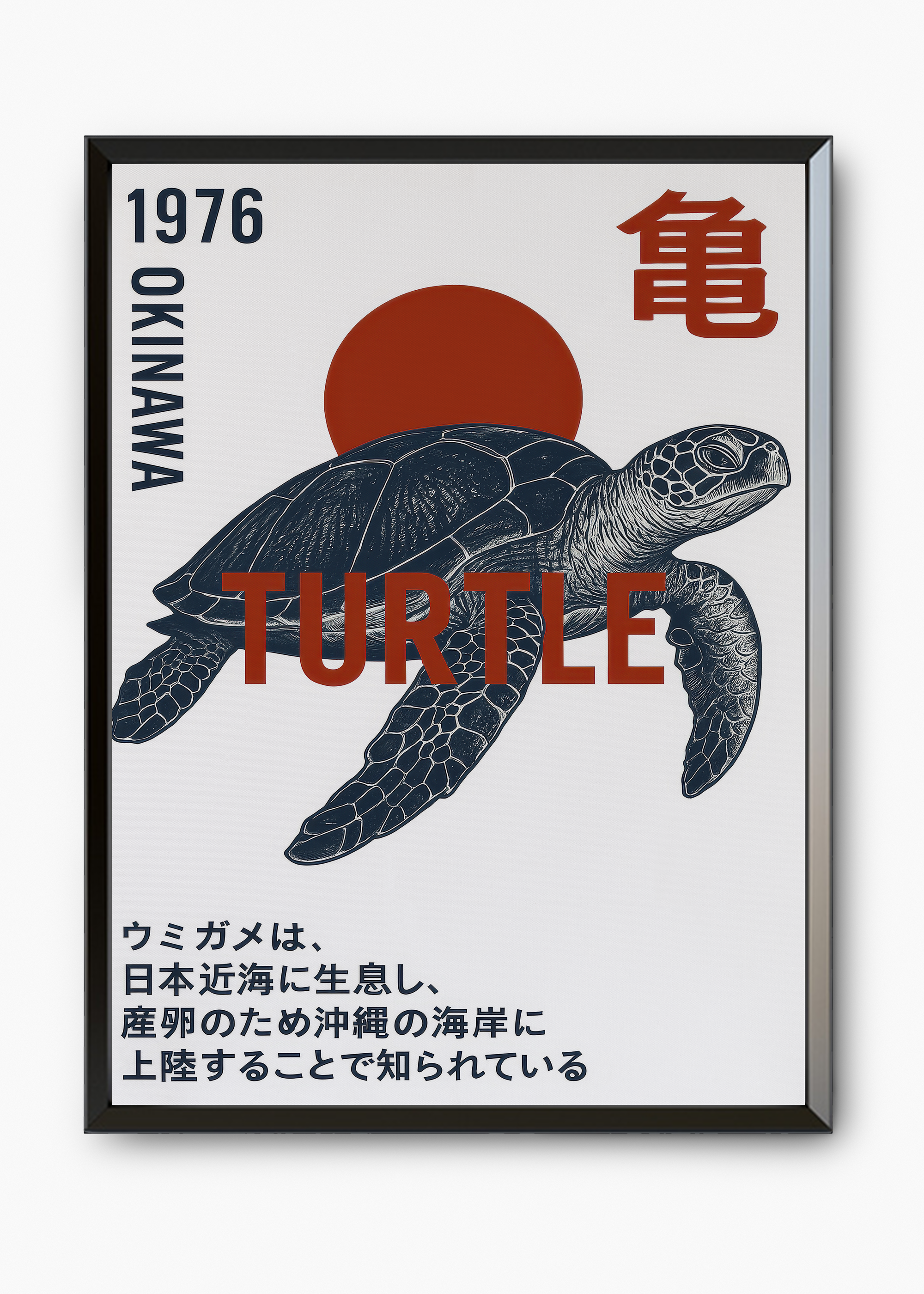Quadro Japonês Turtle Okinawa - 7