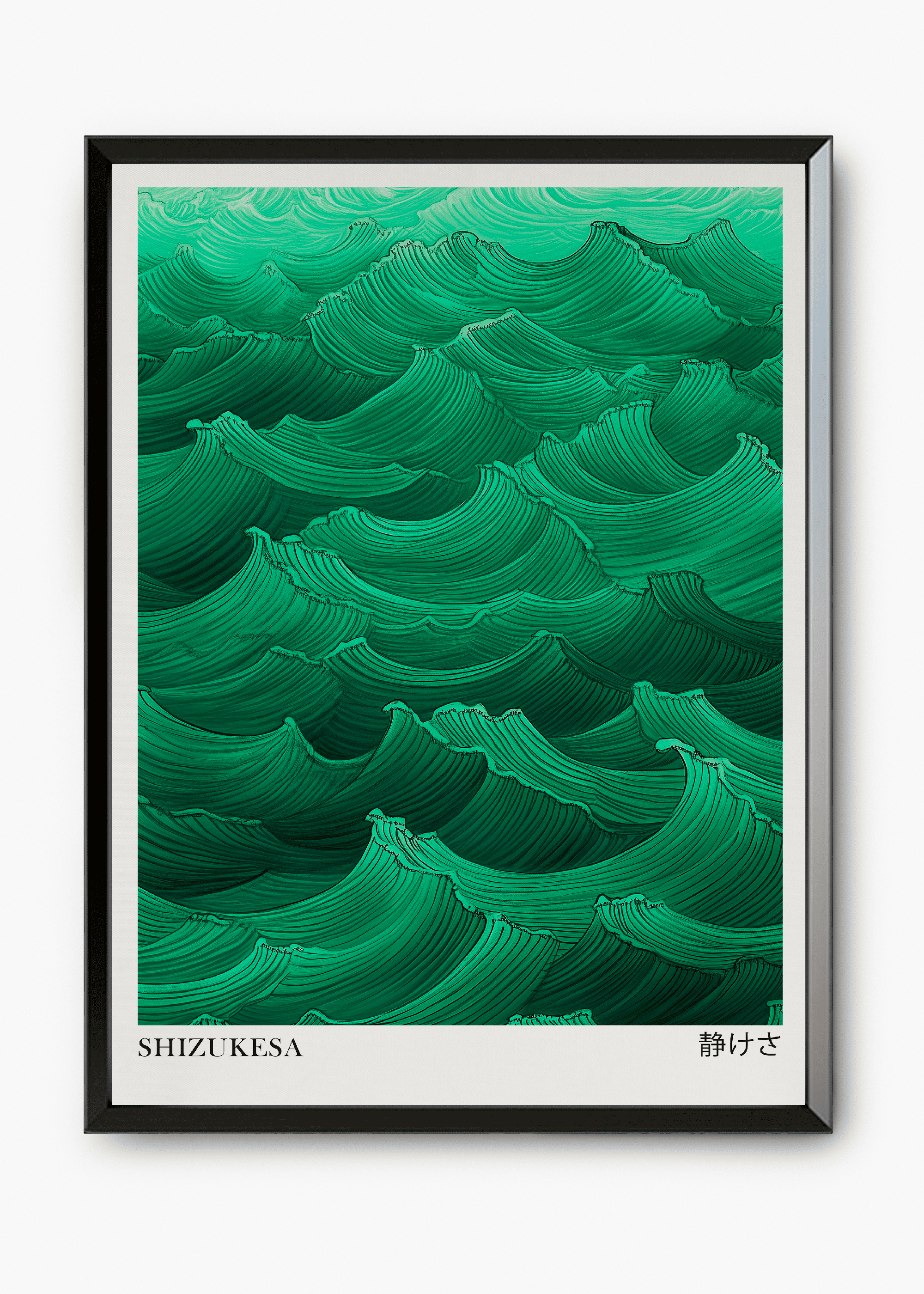 Quadro Japones Green Sea - 7