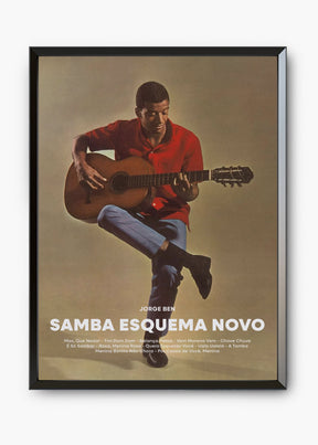Quadro Jorge Ben Samba Esquema Novo Capa