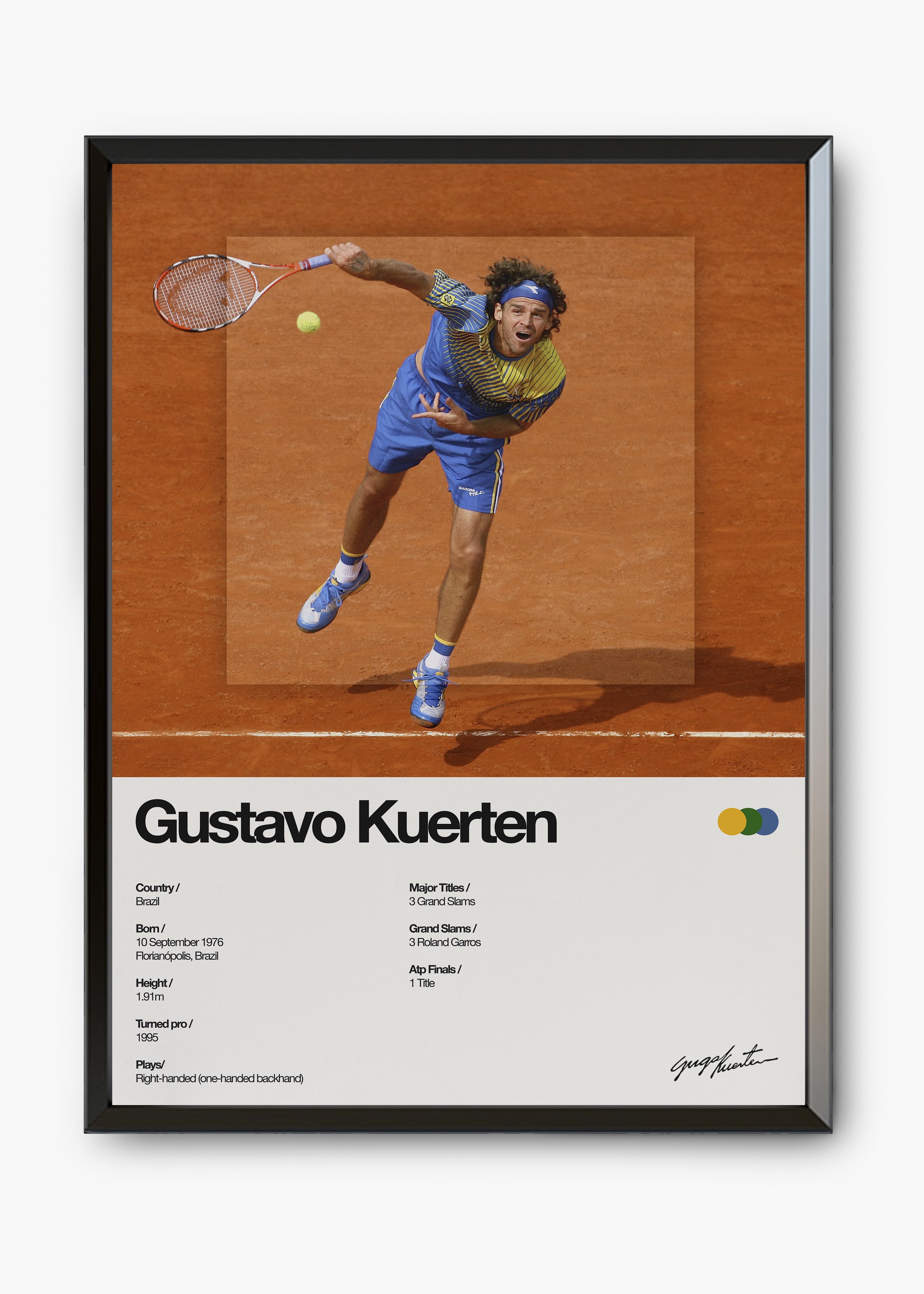 Quadro Gustavo Guga Kuerten
