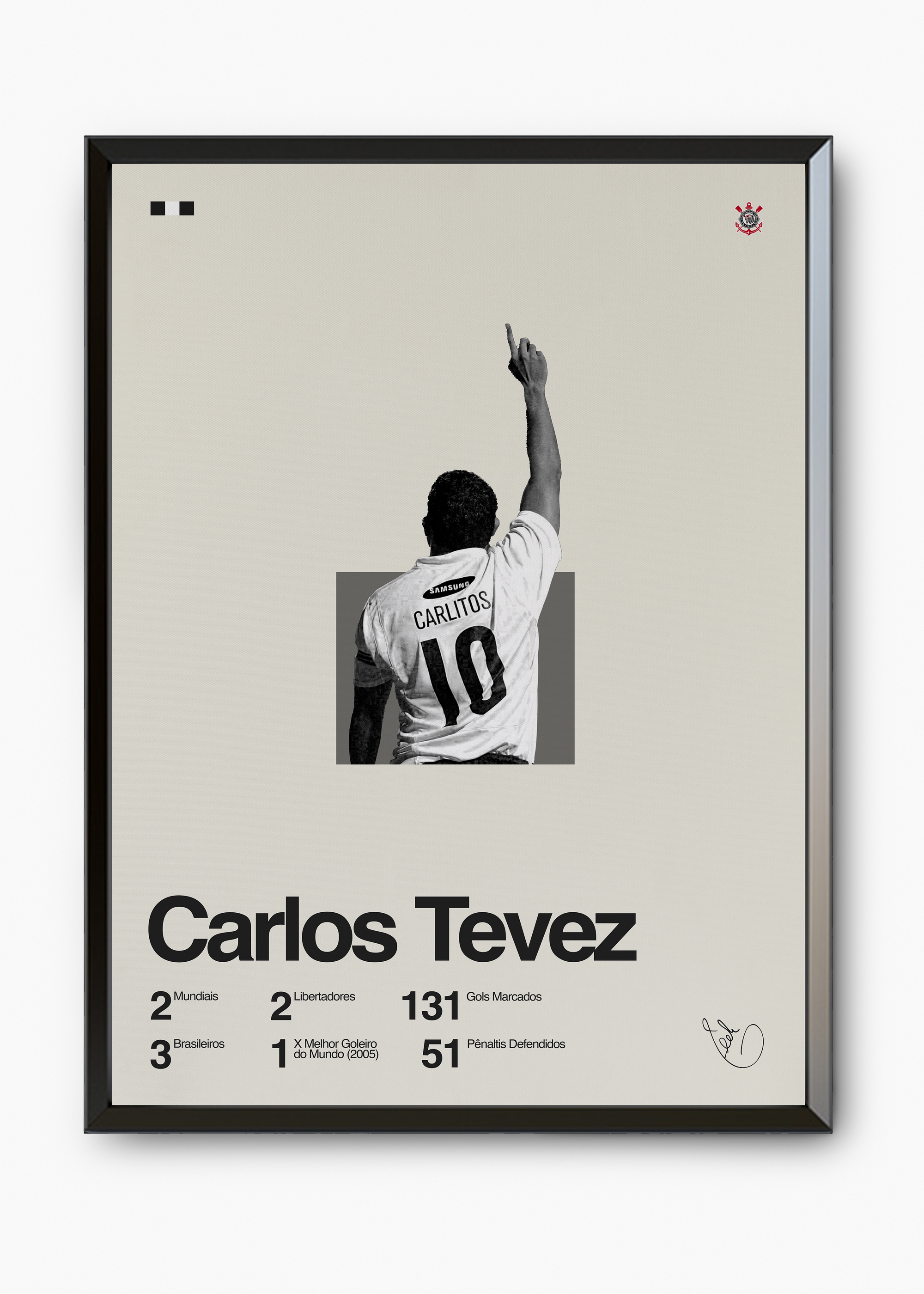 Quadro Carlos Tevez - 7