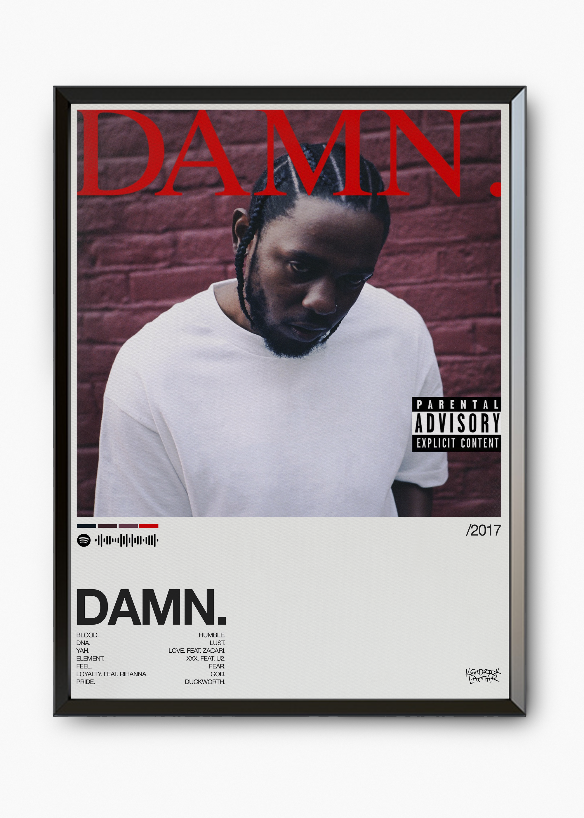 Quadro Kendrick Lamar DAMN II - 7